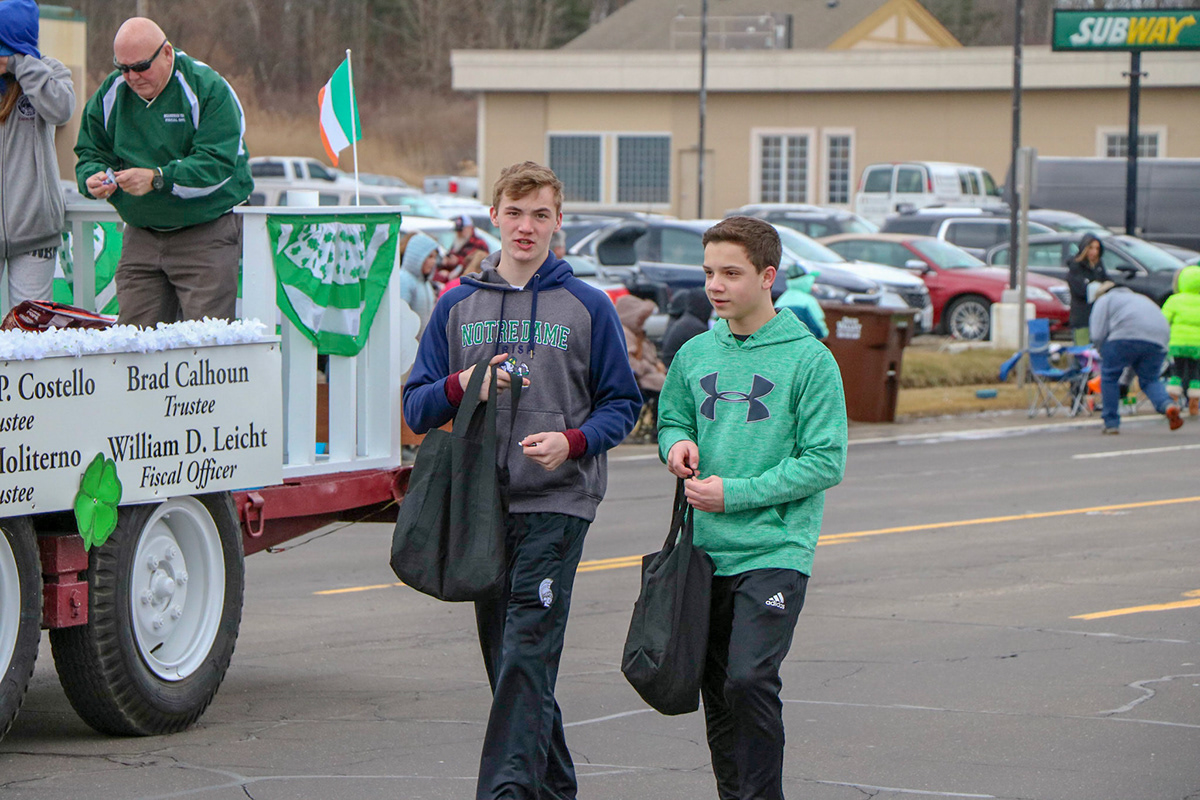 Brandon McFadden Mahoning Valley St Patricks Parade