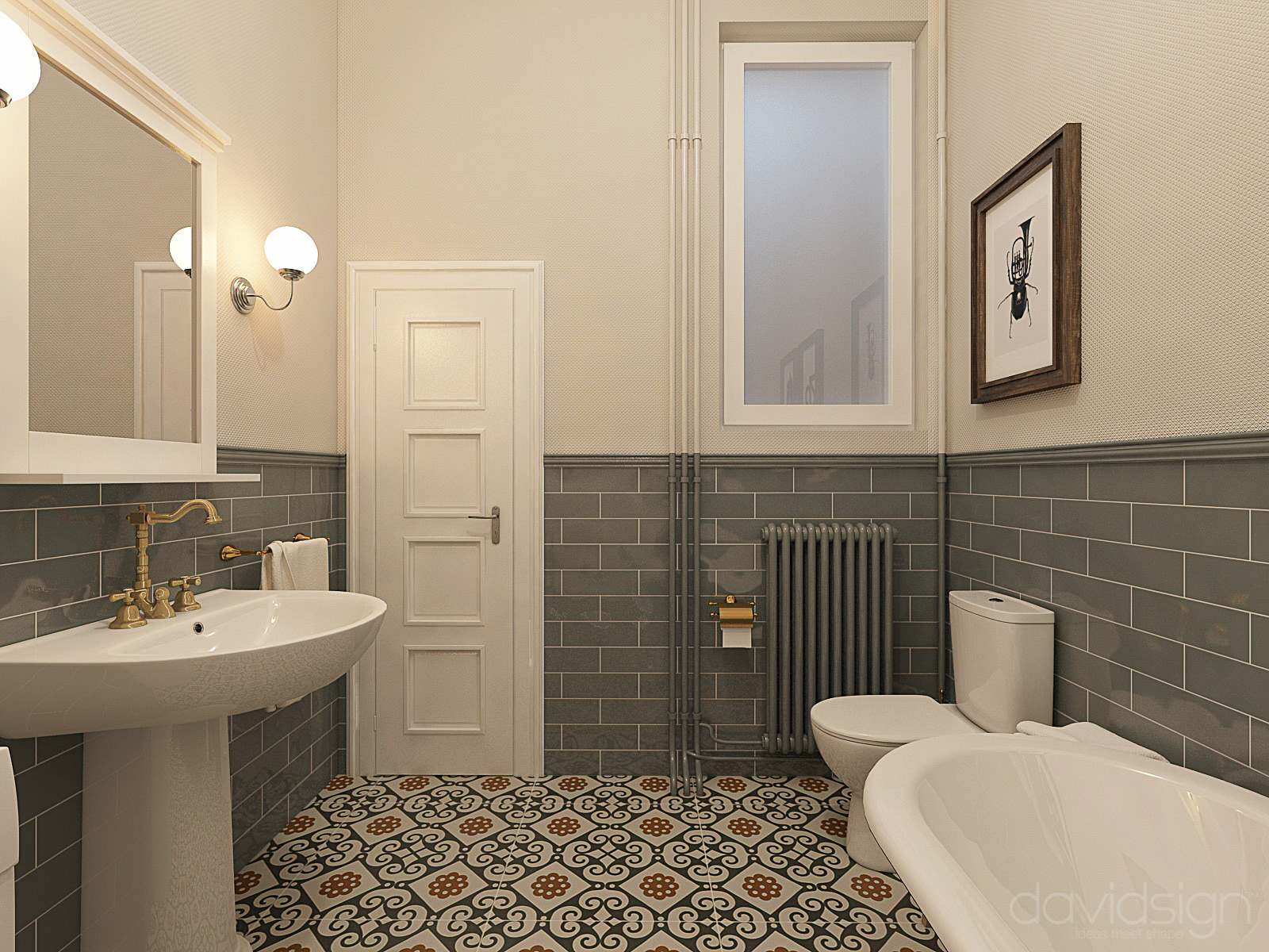 proiect design baie