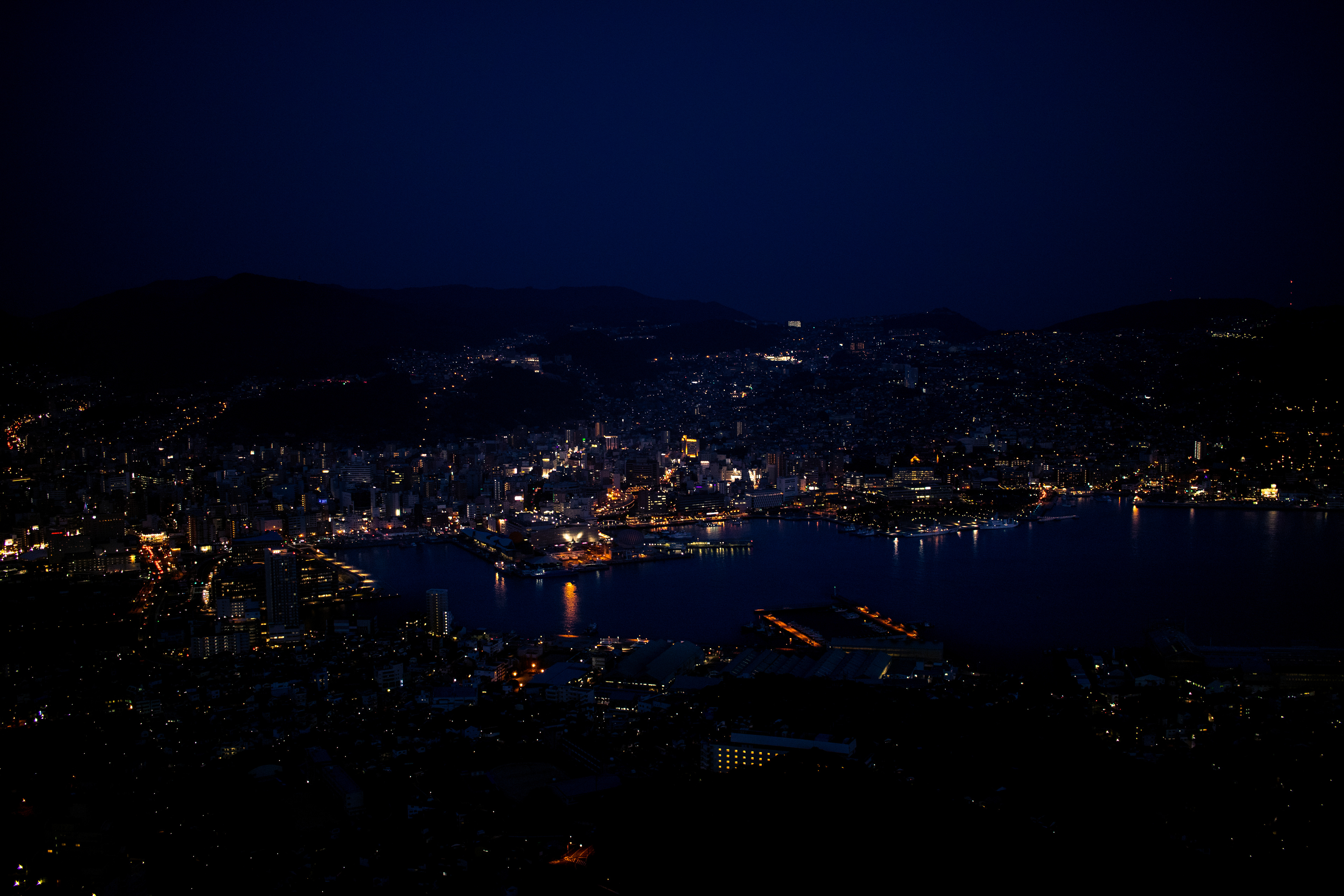 Nagasaki at night from Mt Inasa, Japan, 2018