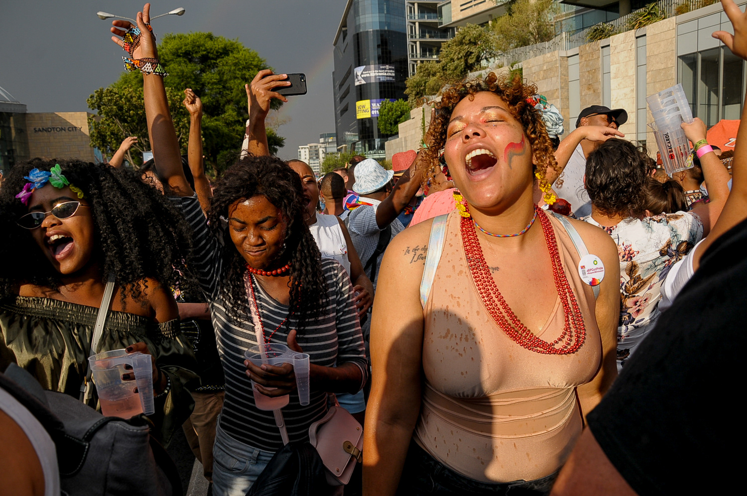Parade-goers, Johannesburg Pride Parade 2019, Sandton