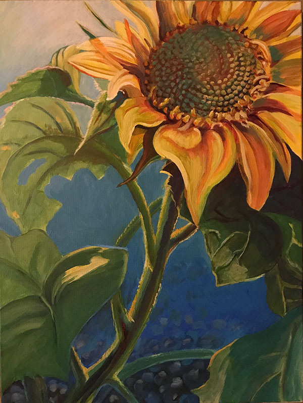 Sunflower Painting