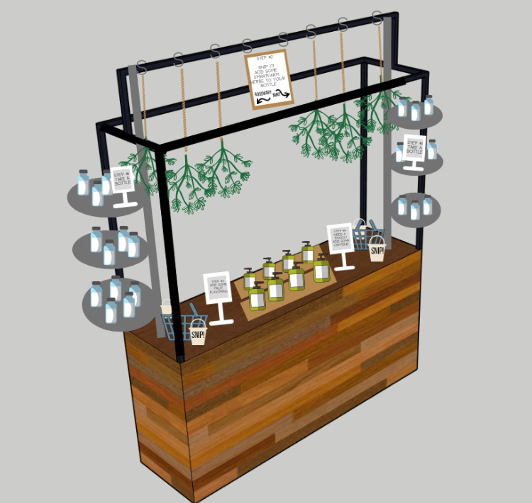 Interactive Beverage Flavoring Station