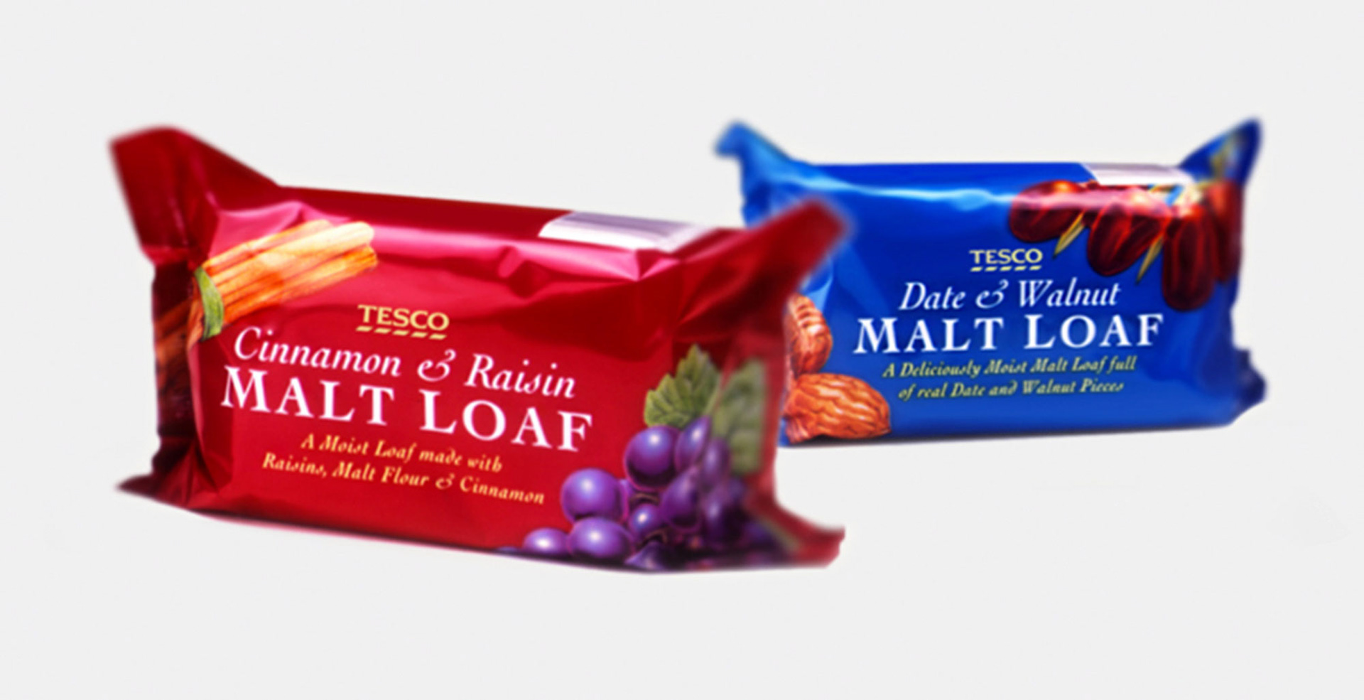 Packaging Malt loaf design for Tesco