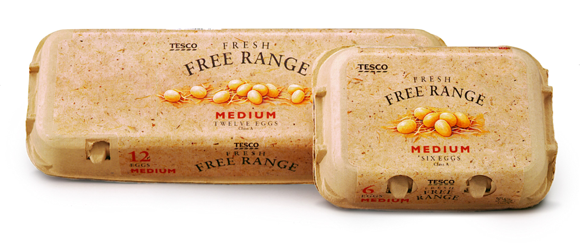 Tesco egg packaging design