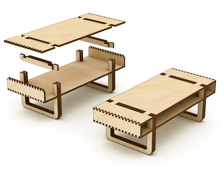 StudioLP4, LLC - P. Lloyd Paul Architect & Photographer - Baltic Birch Coffee Table