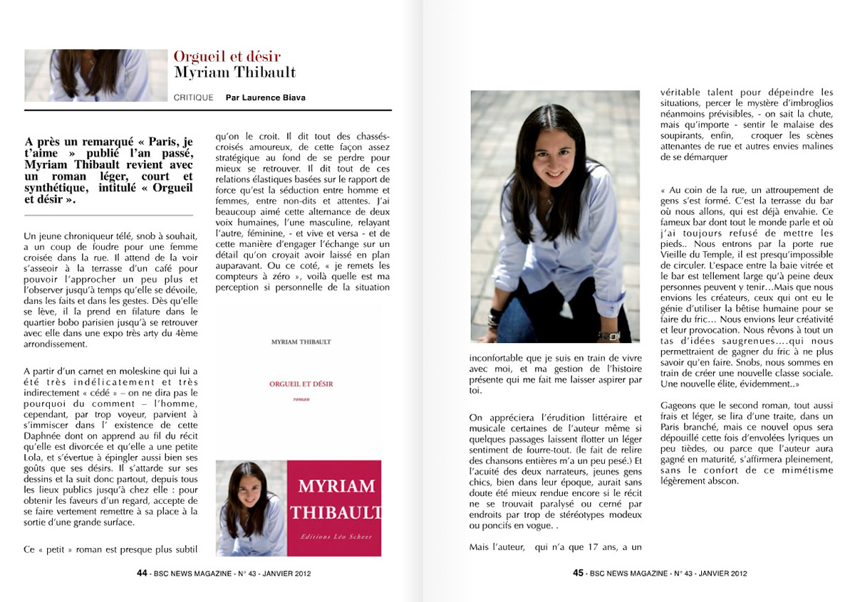 BSC News par Laurence Biava