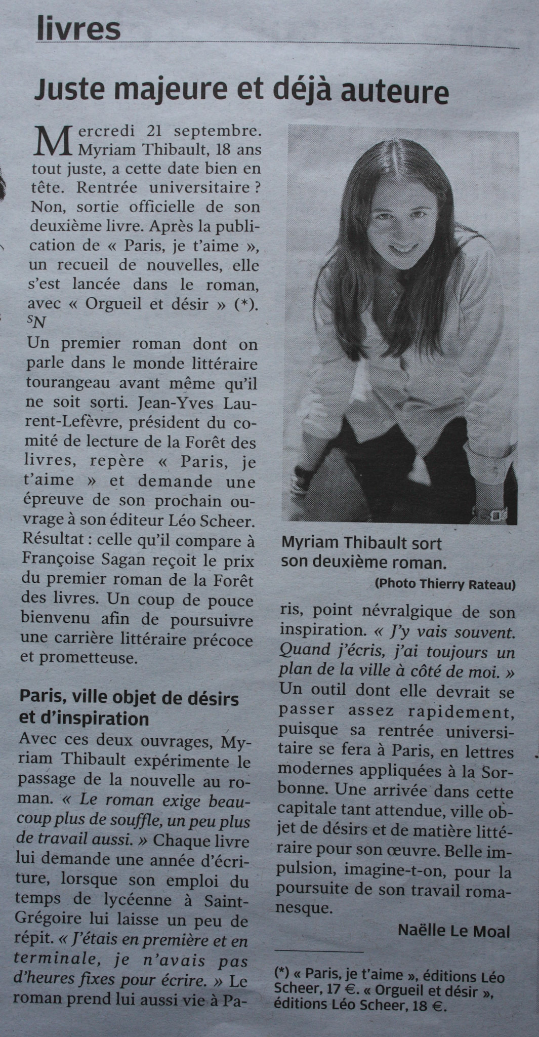 La Nouvelle République par Naëlle Le Moal