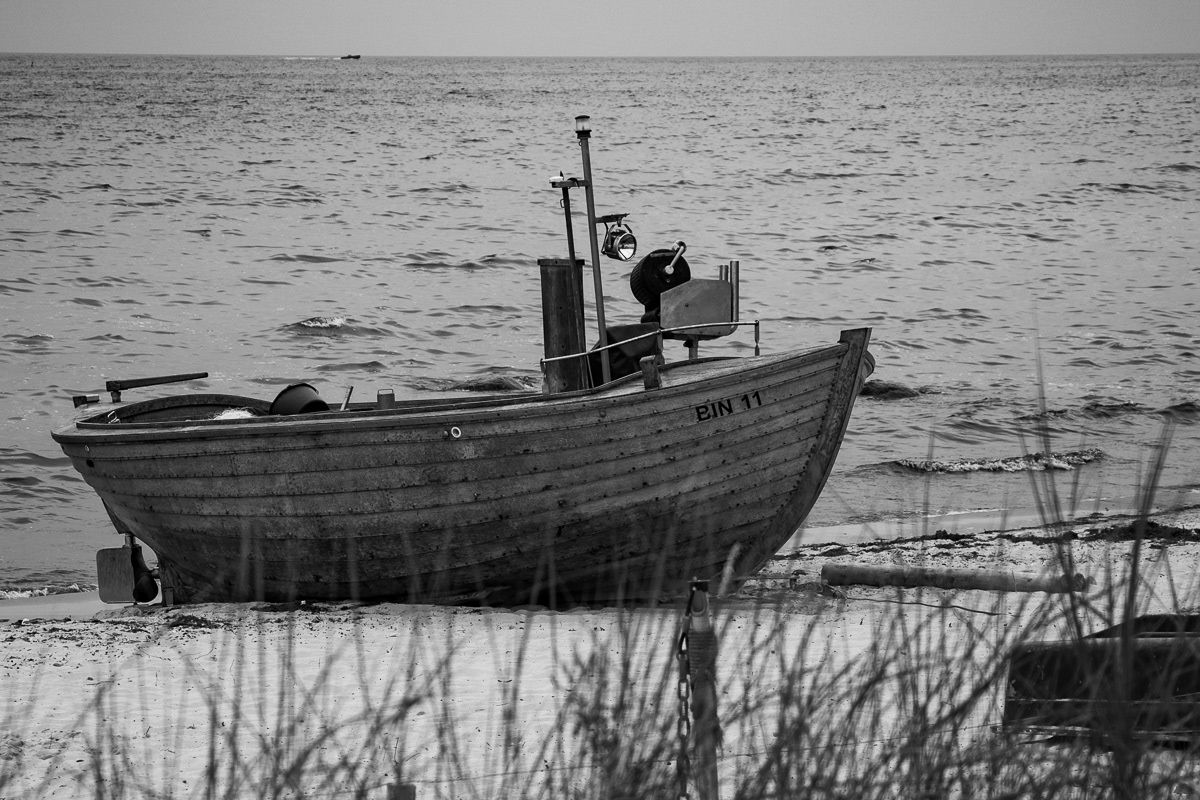 am Strand von Binz