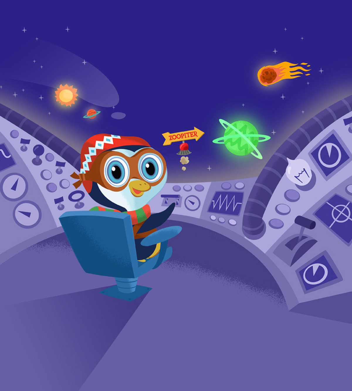 "Presley's Space Spectacular" Cover Illustration; © Hallmark Cards, Inc.