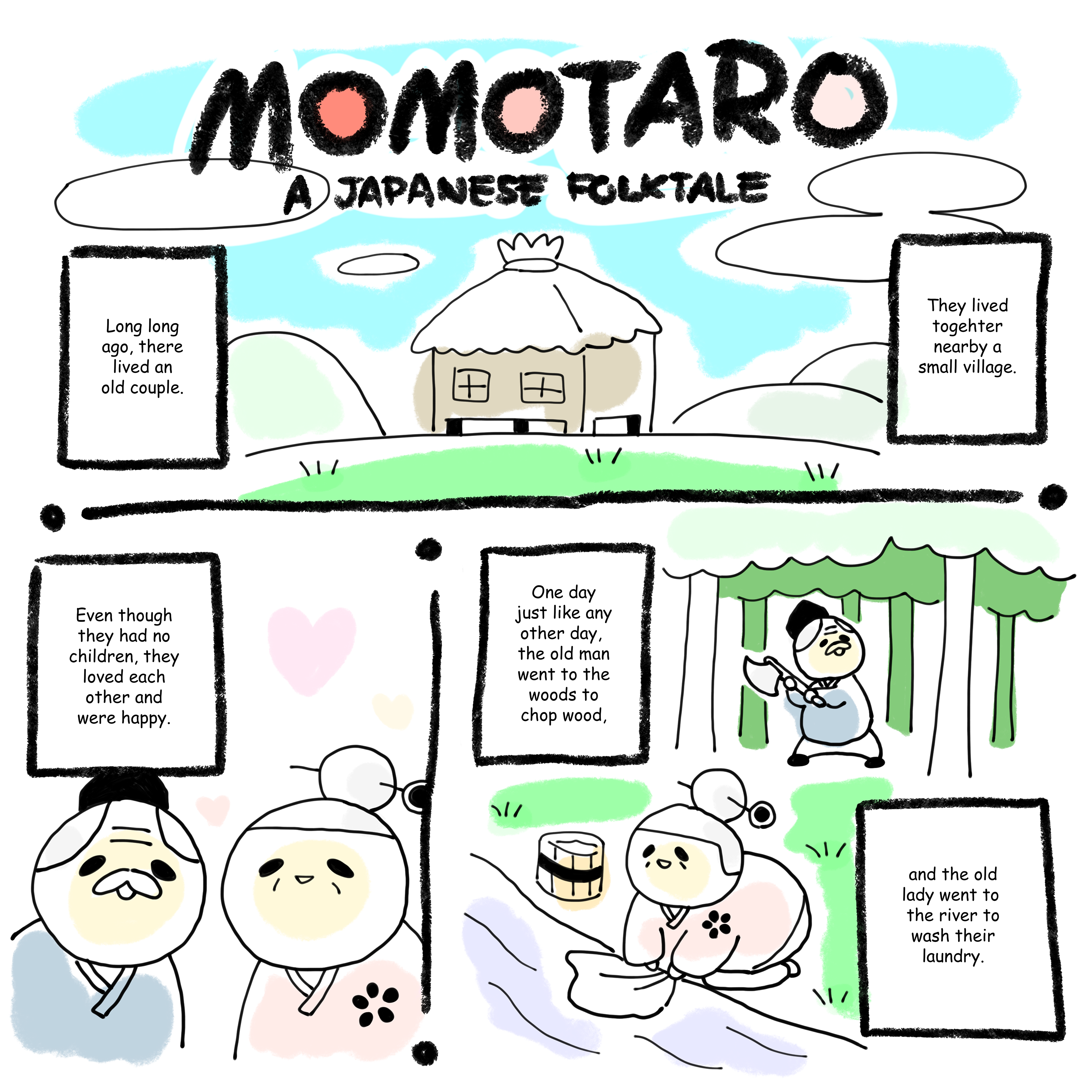 Evan Sadler Portfolio Momotaro A Japanese Folktale Evan Sadler Portfolio Momotaro A Japanese Folktale