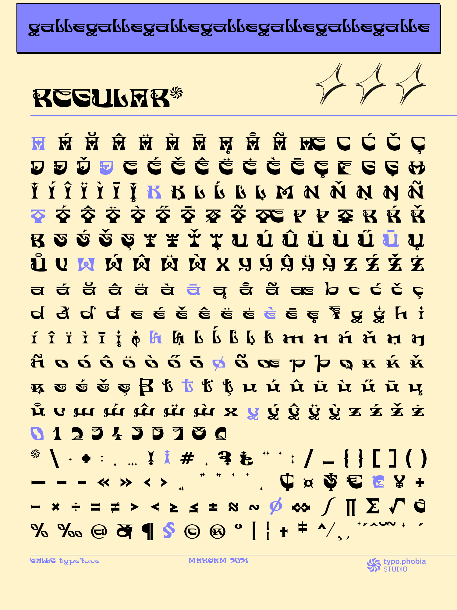 Koxuoner Com Galle Typeface