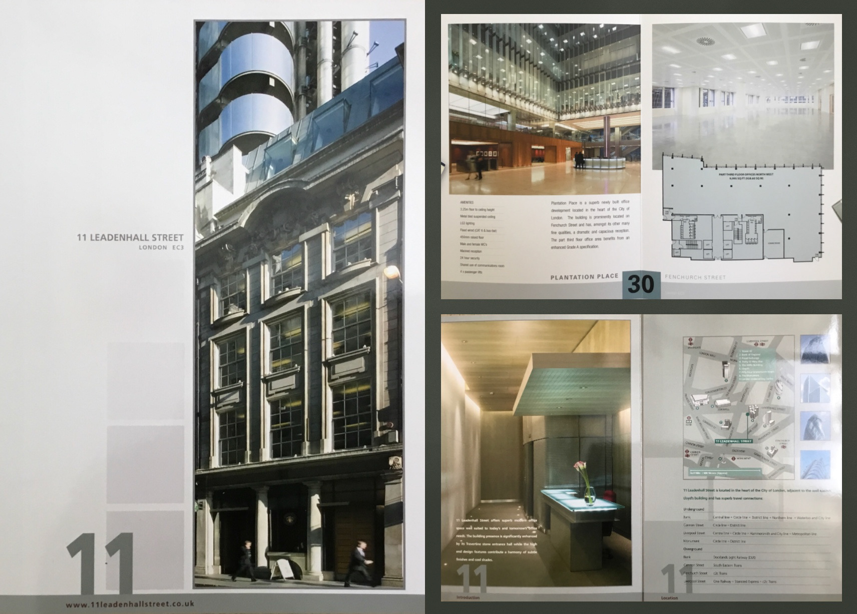Business property marketing design for print and website
