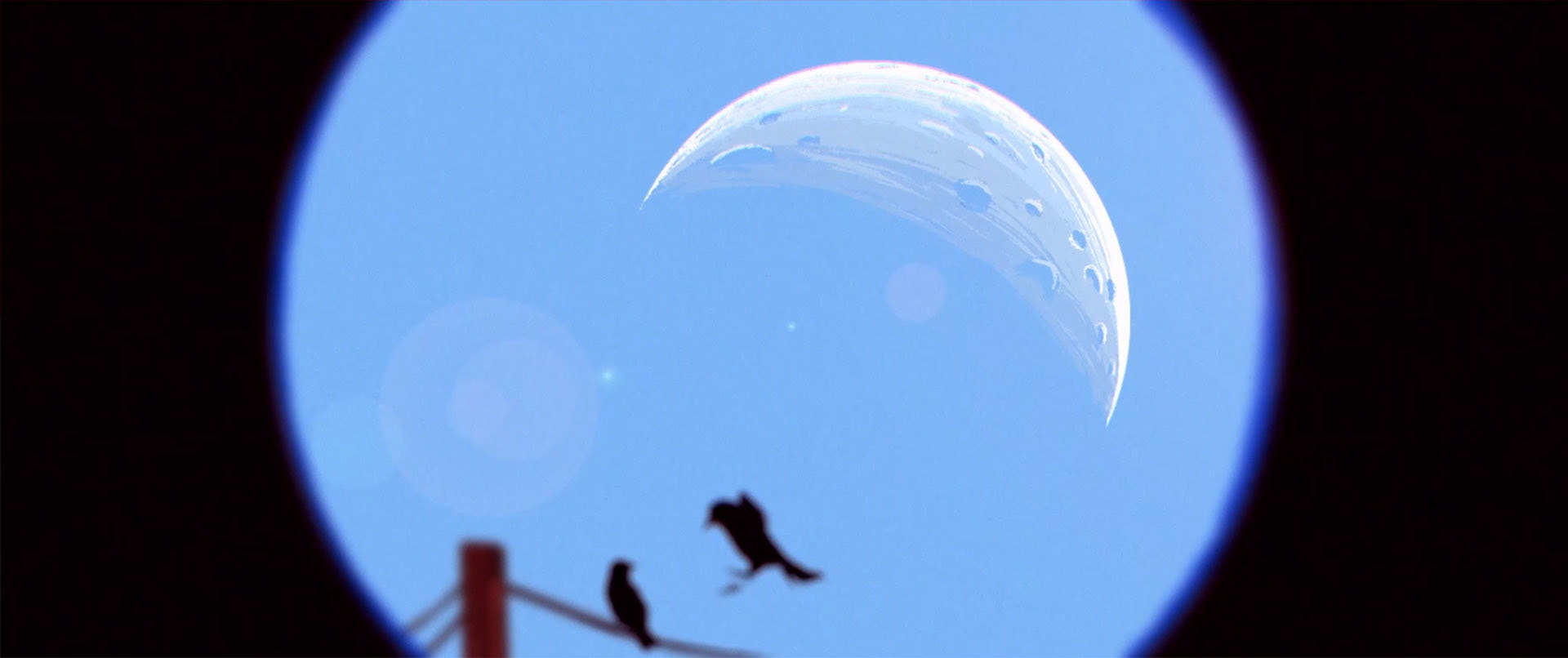 Moon background artwork from 48 hour animated short film made at Gobelins L'Ecole de L'image.