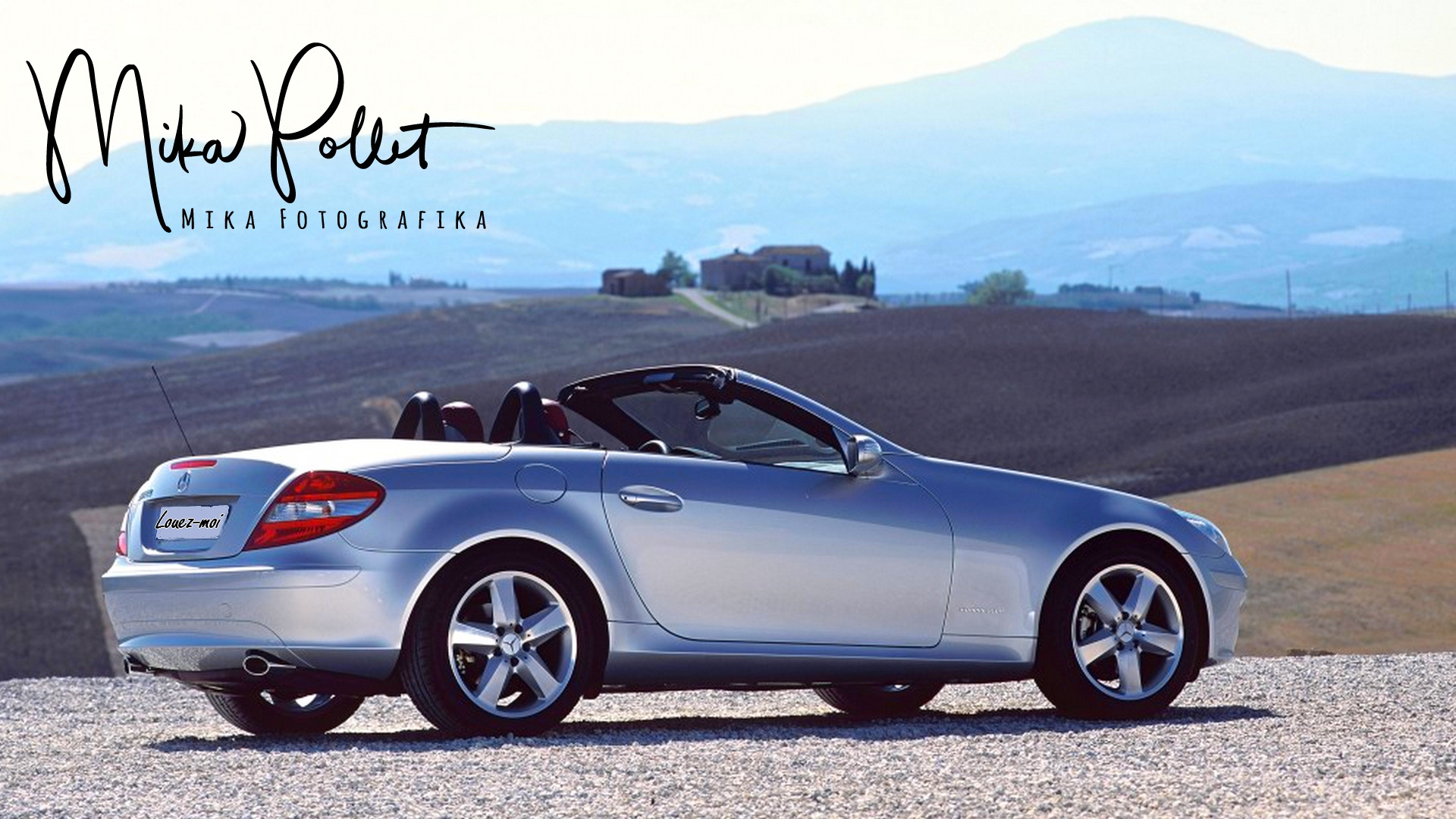louer un coupé cabriolet mercedes dans le rhône et l'ain. mercedes slk by mika pollet à anse