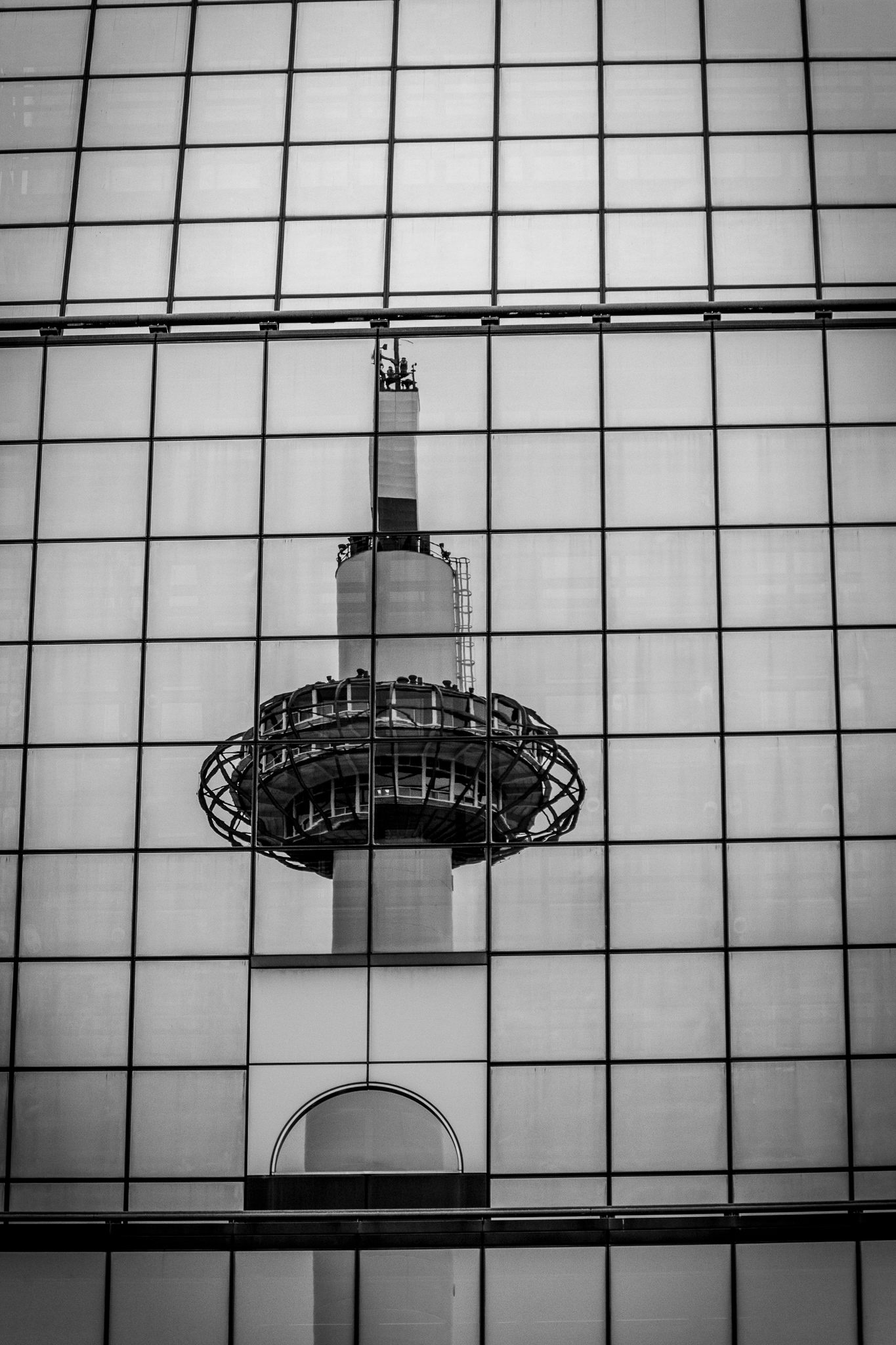 Tower reflection, Kyoto
