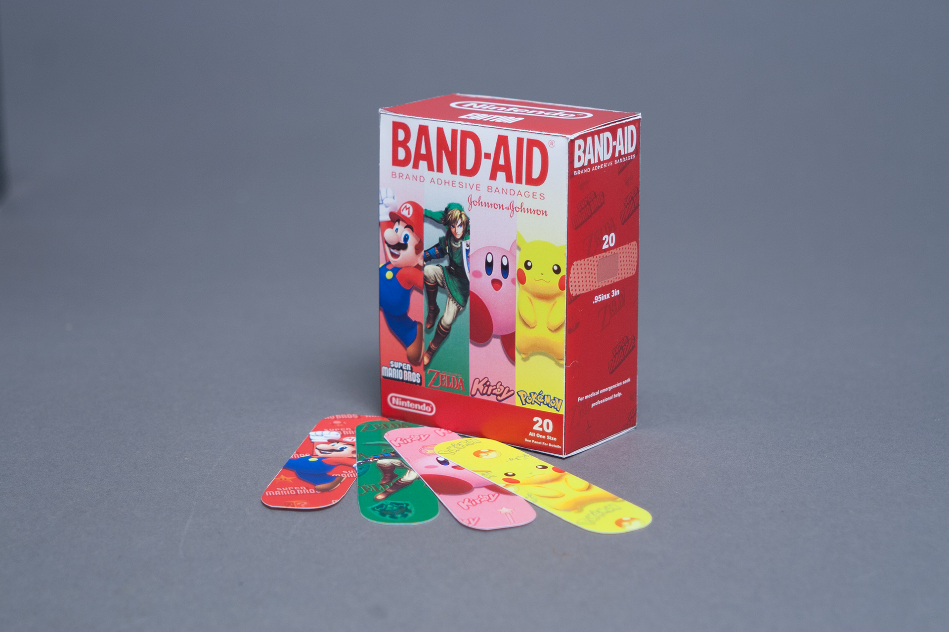Download Michael Toro Nintendo Band Aid Package Design Mockup