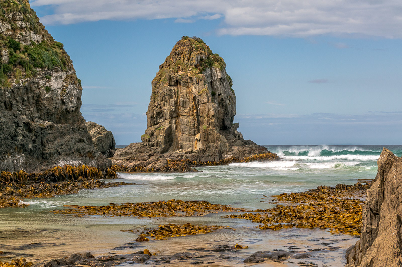 Rock Pillar at Cannibal Bay, Catlins - Otago