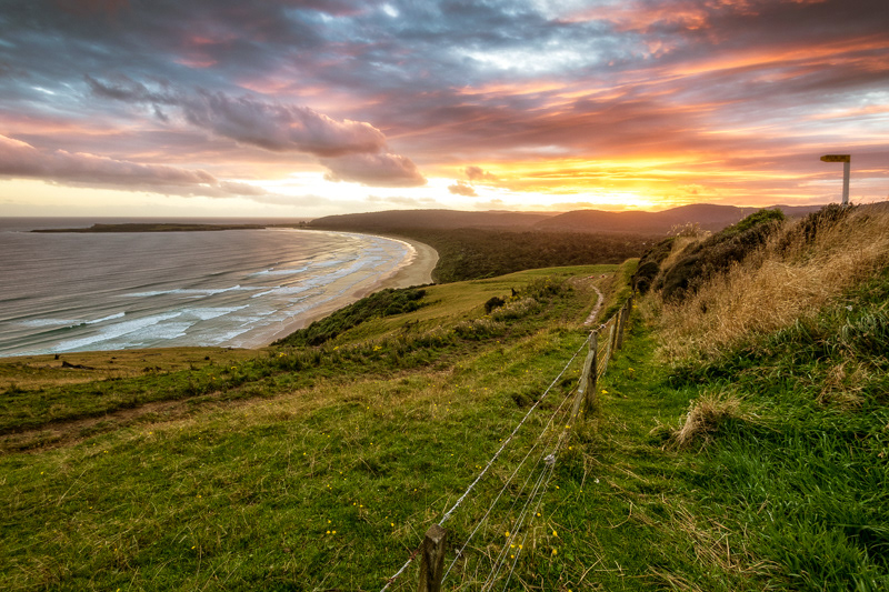 Sunset at Florence Hill, Catlins - Otago