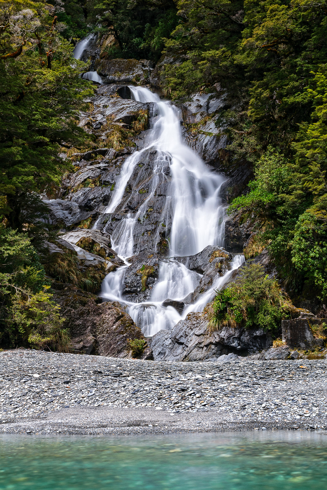 Fantail Falls - Haast Pass, West Coast