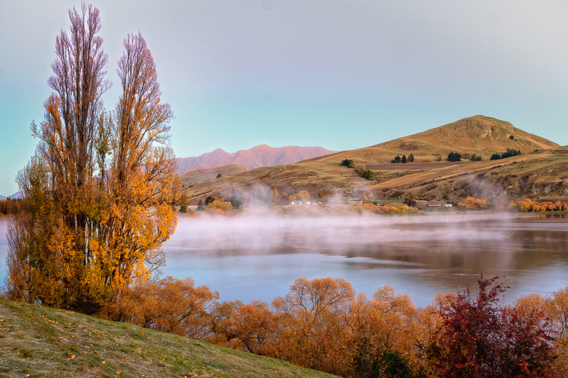 Dawn mist Lake Hayes, Queenstown - Otago