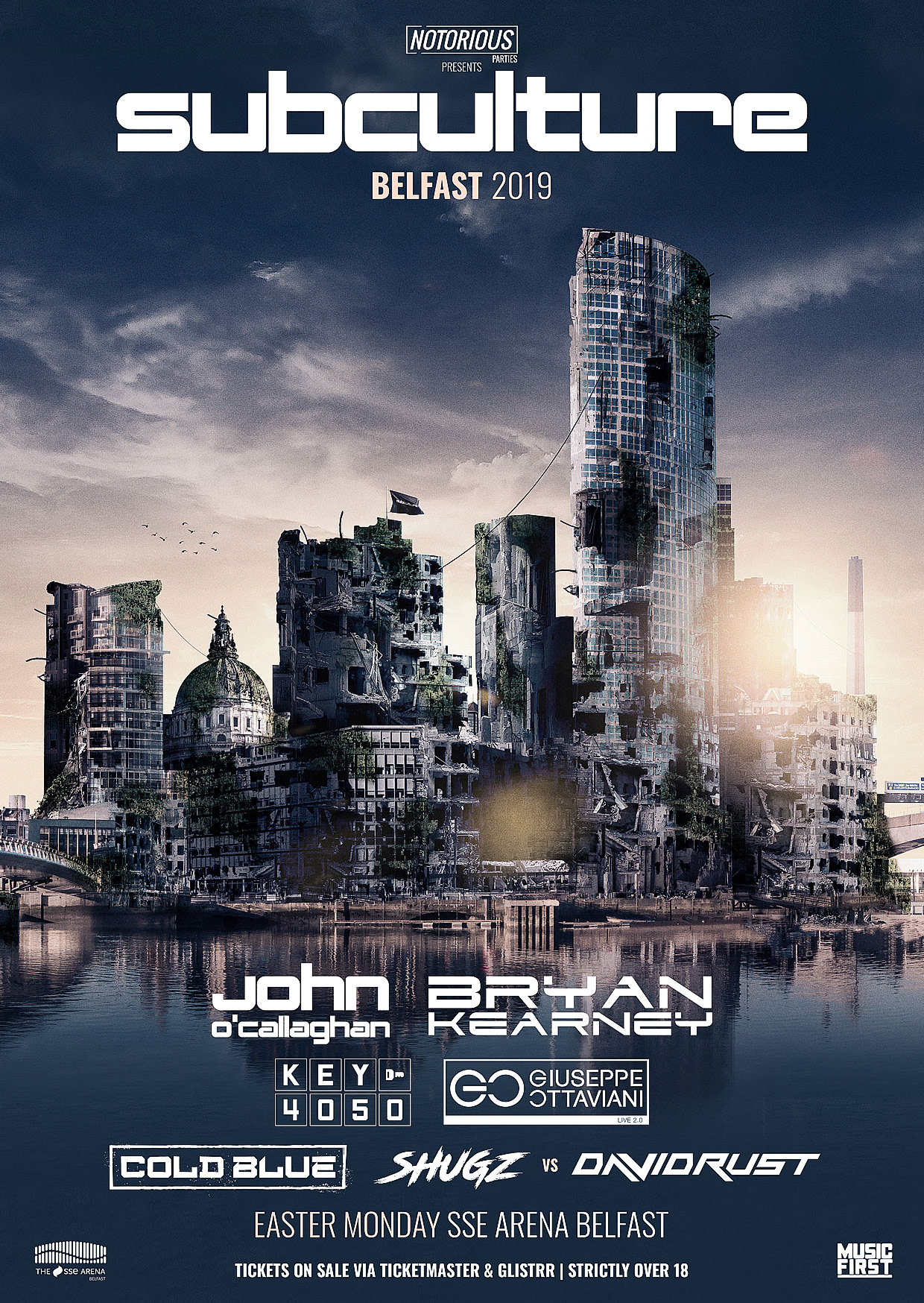 Subculture 2019 Trance Event Dublin Ireland Design by Jeffrey Dirkse