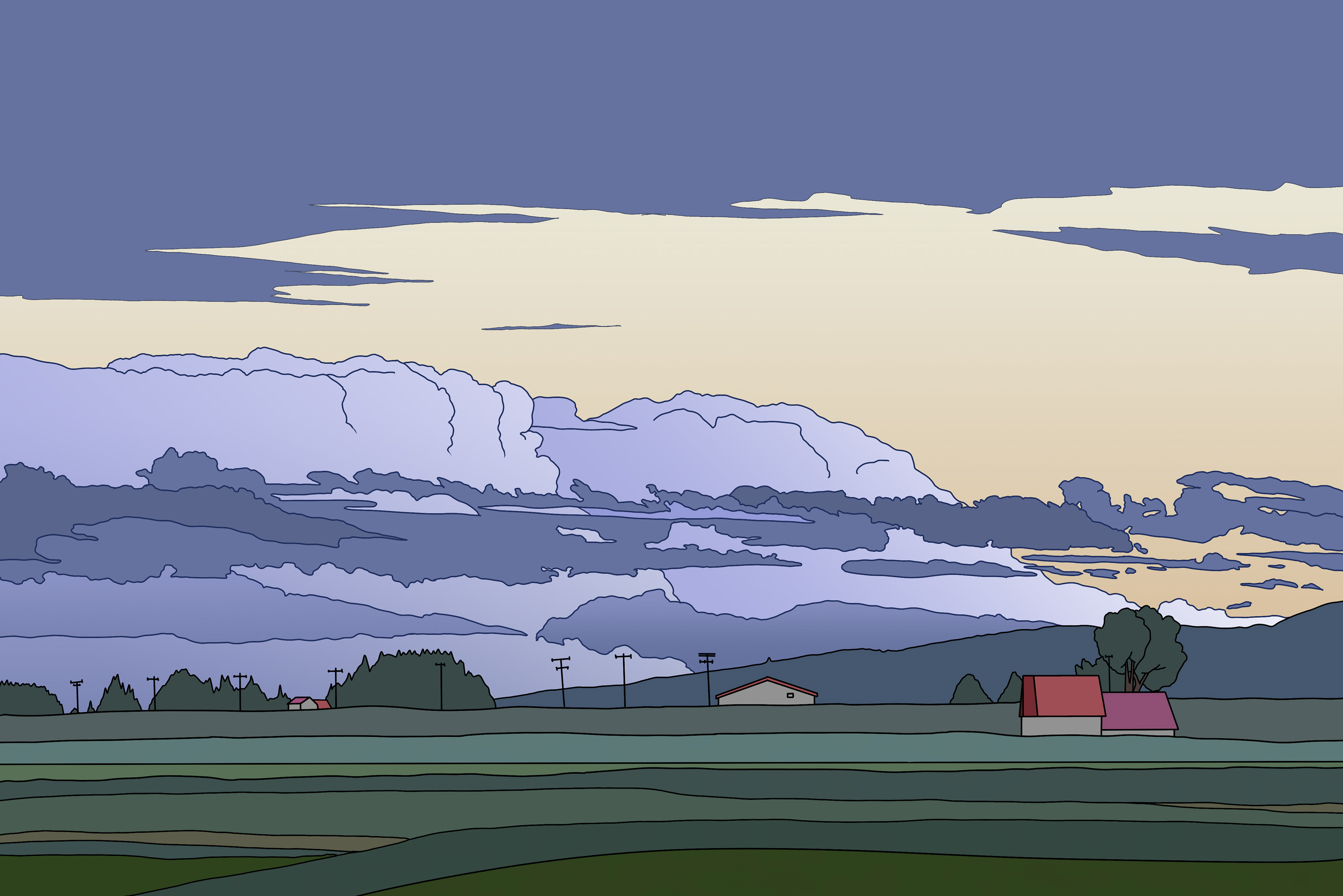 Ciel de soir