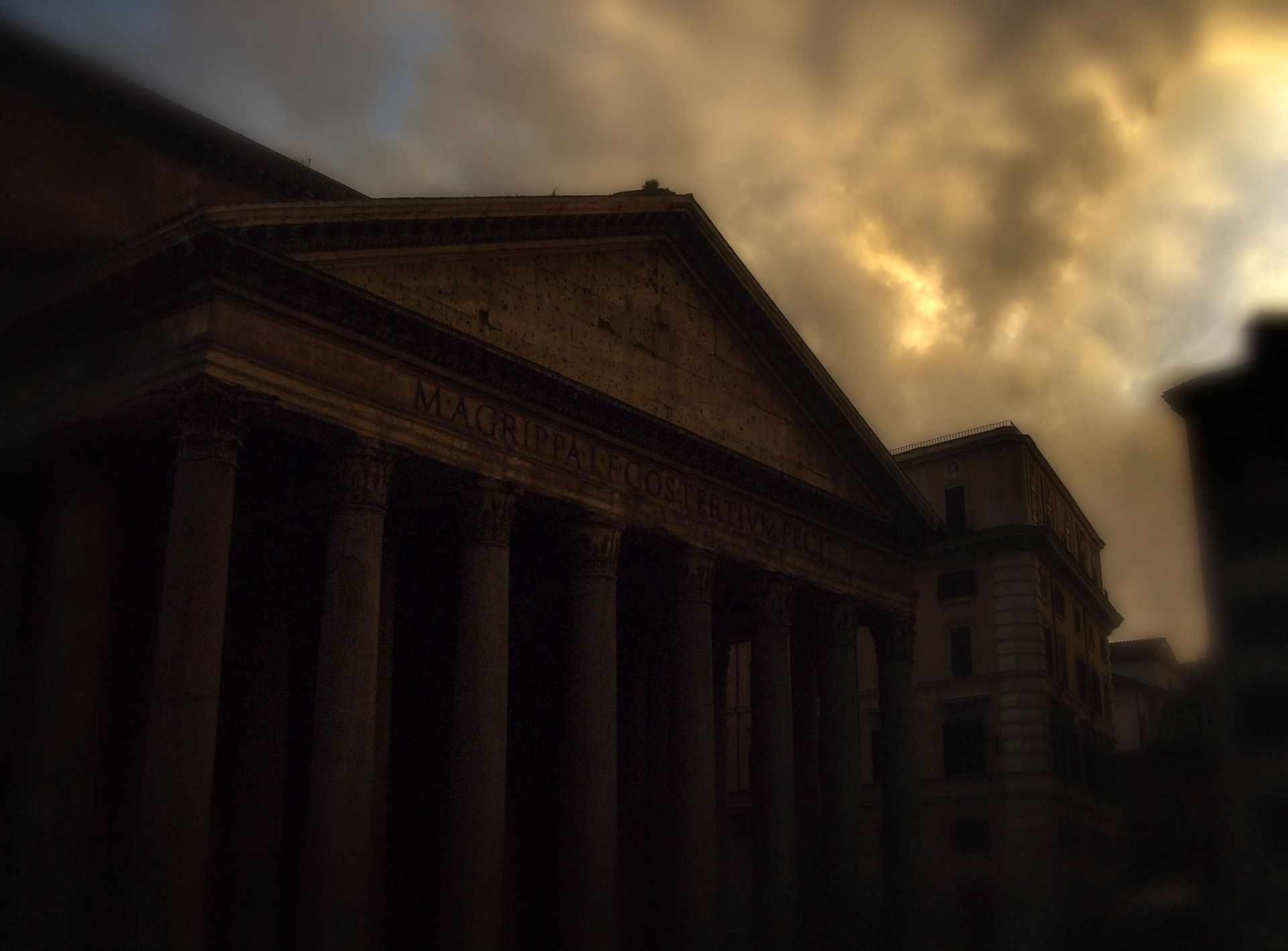 Pantheon at Dusk, Rome Italy