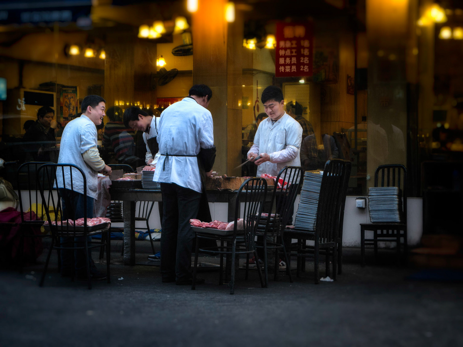 Getting Ready for Dinner
