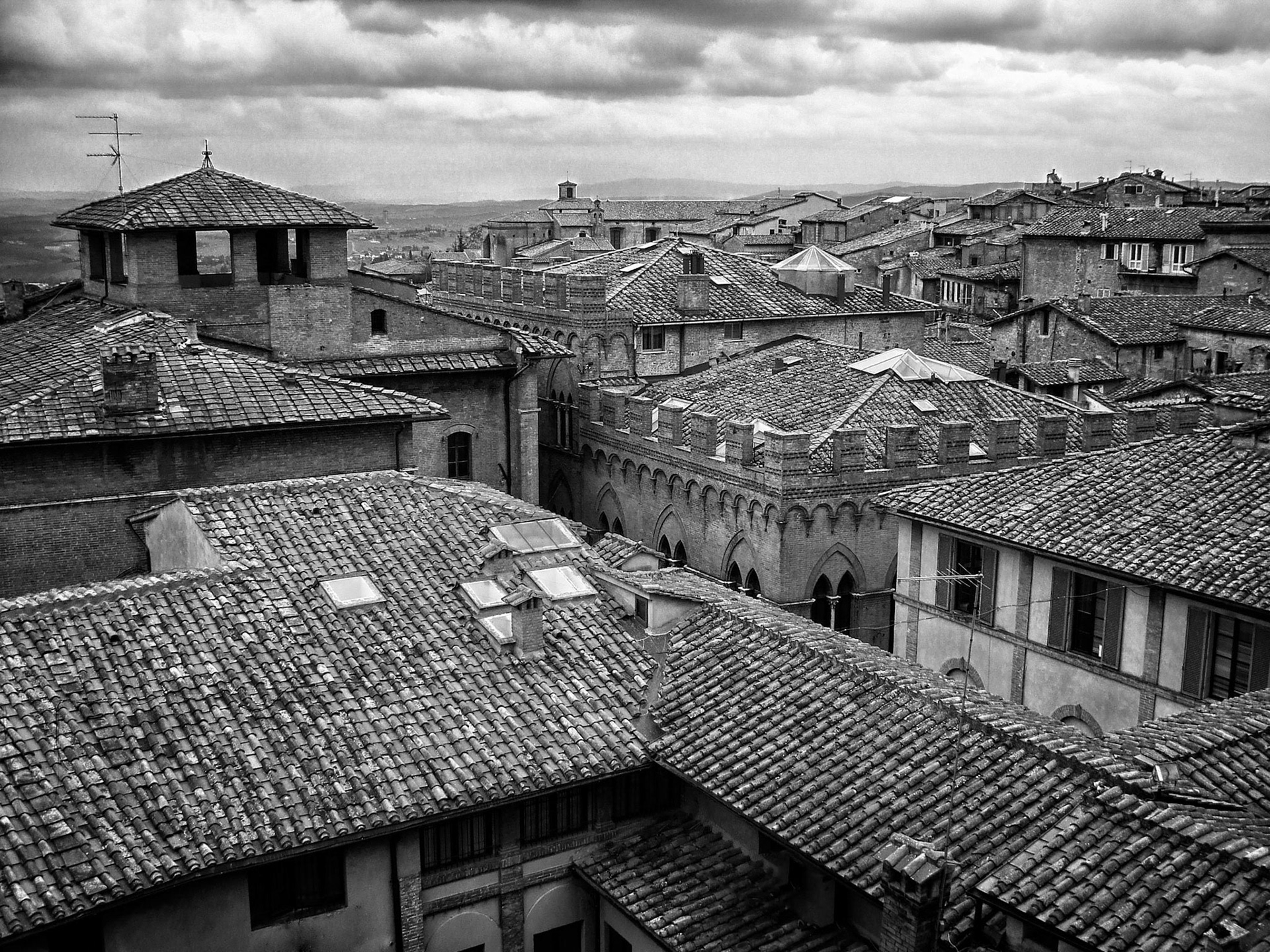 Rooftops, Siena Italy