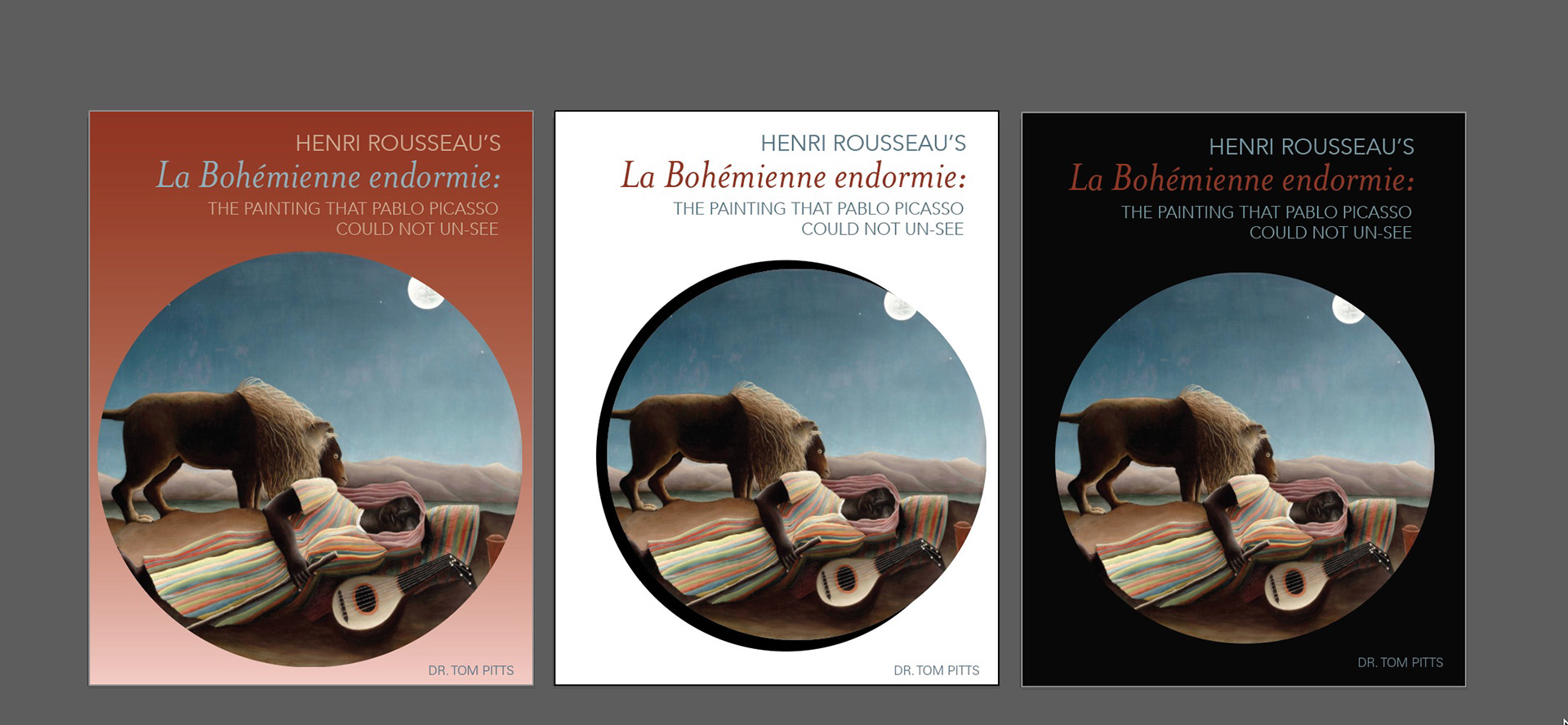 Book cover designs, Dr. Tom Pitt