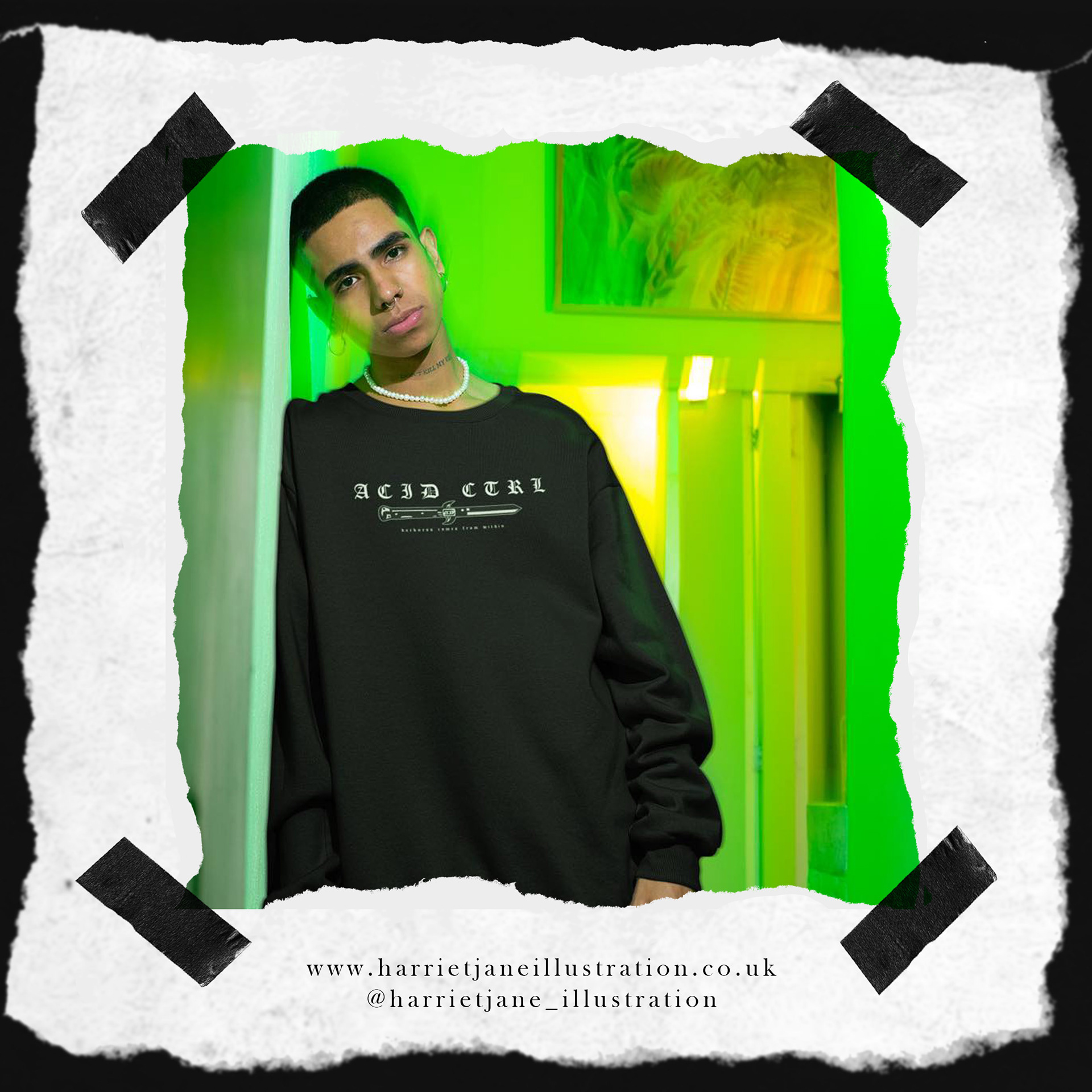 Darkness Within Sweater - ACID CTRL