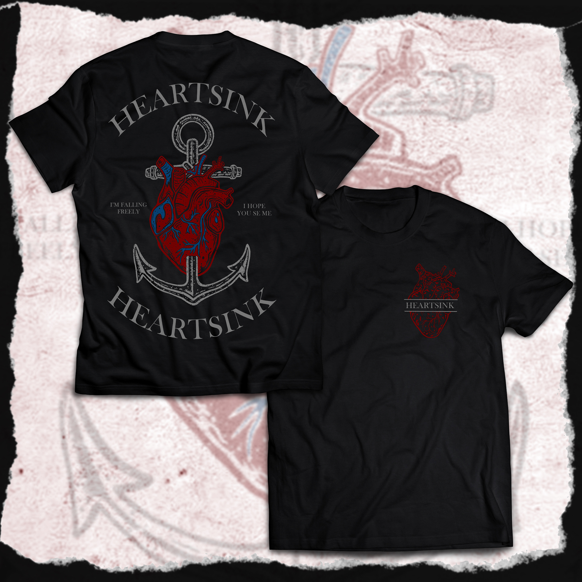 Heartsink - T - shirt design