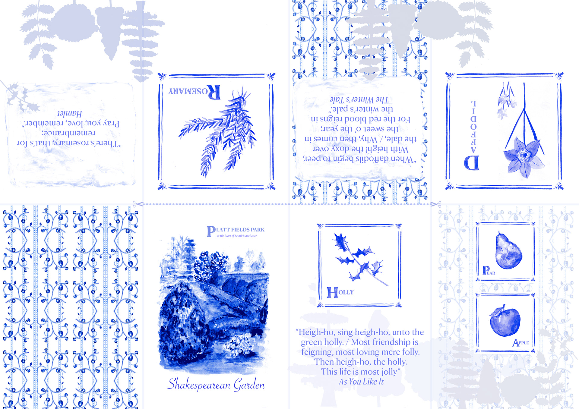 Front of printable booklet