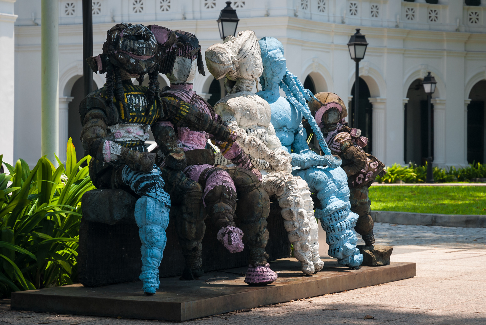 Sculpture outside the Singapore Art Museum