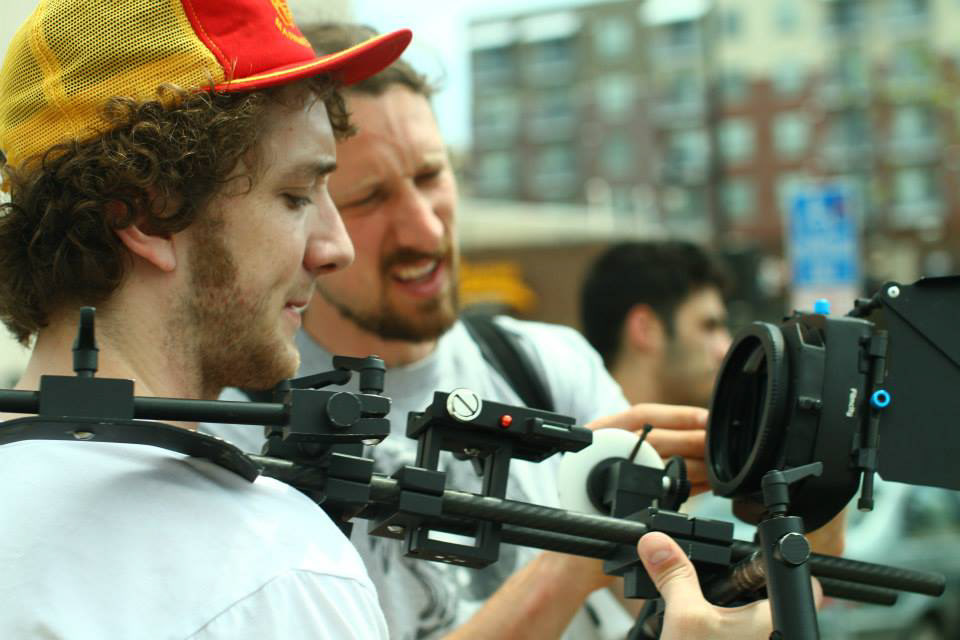 Sam Ott on camera for "Goodbye Stranger"