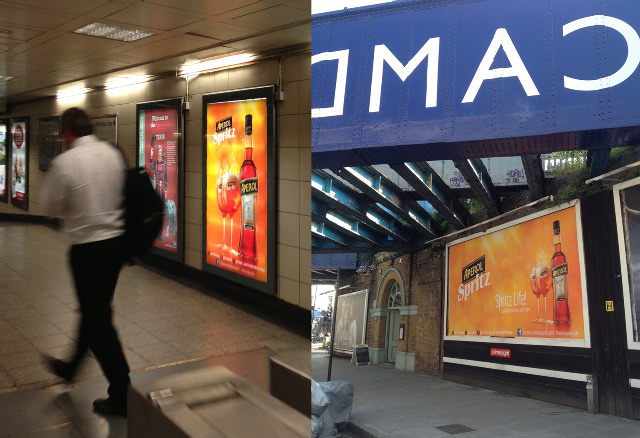Outdoor and tube posters