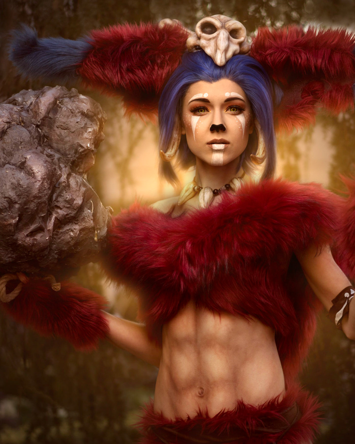 Mega Gnar from League of Legends @fairlyfantasticcosplay