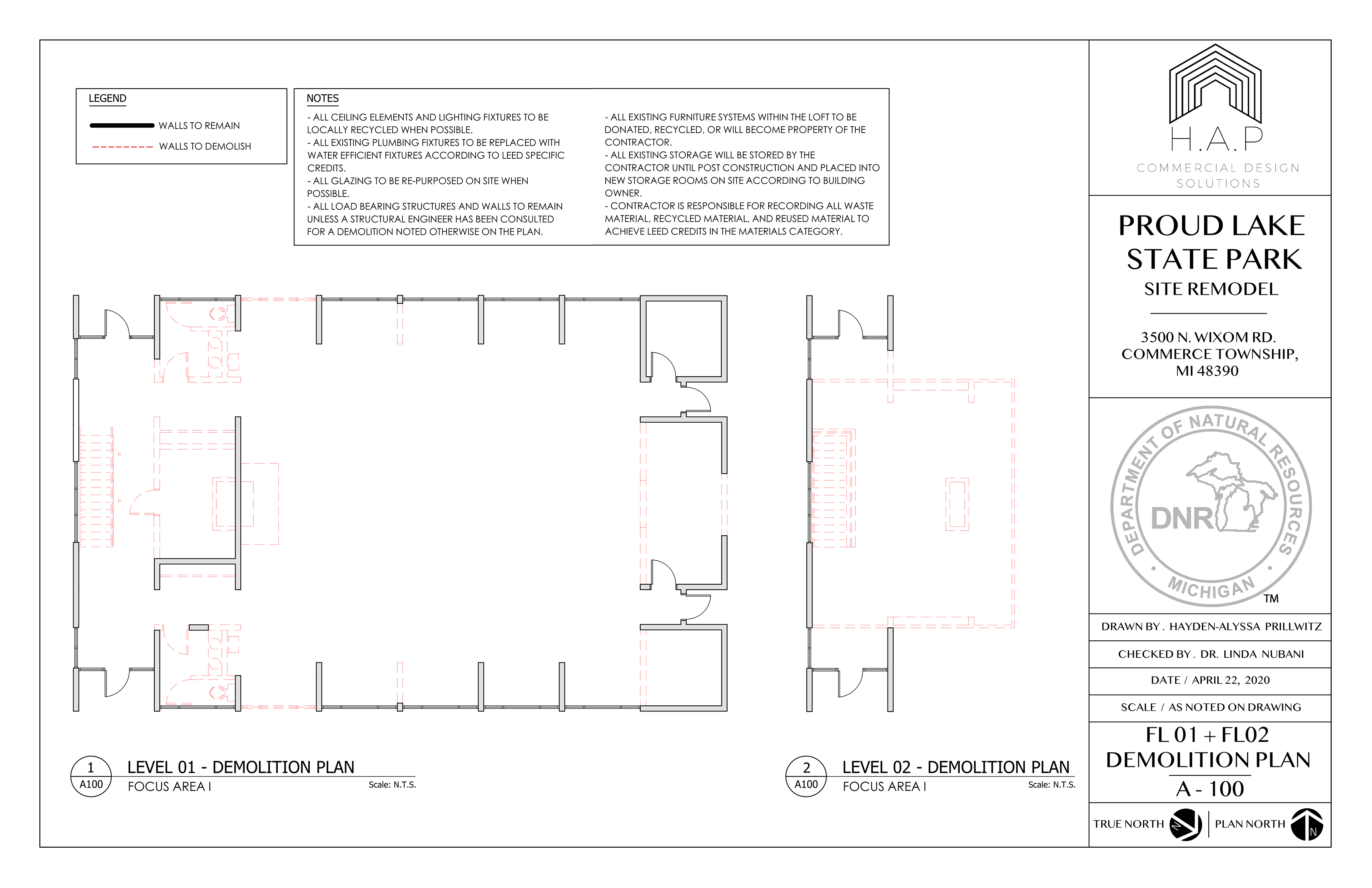 Demolition Plan - Building 1