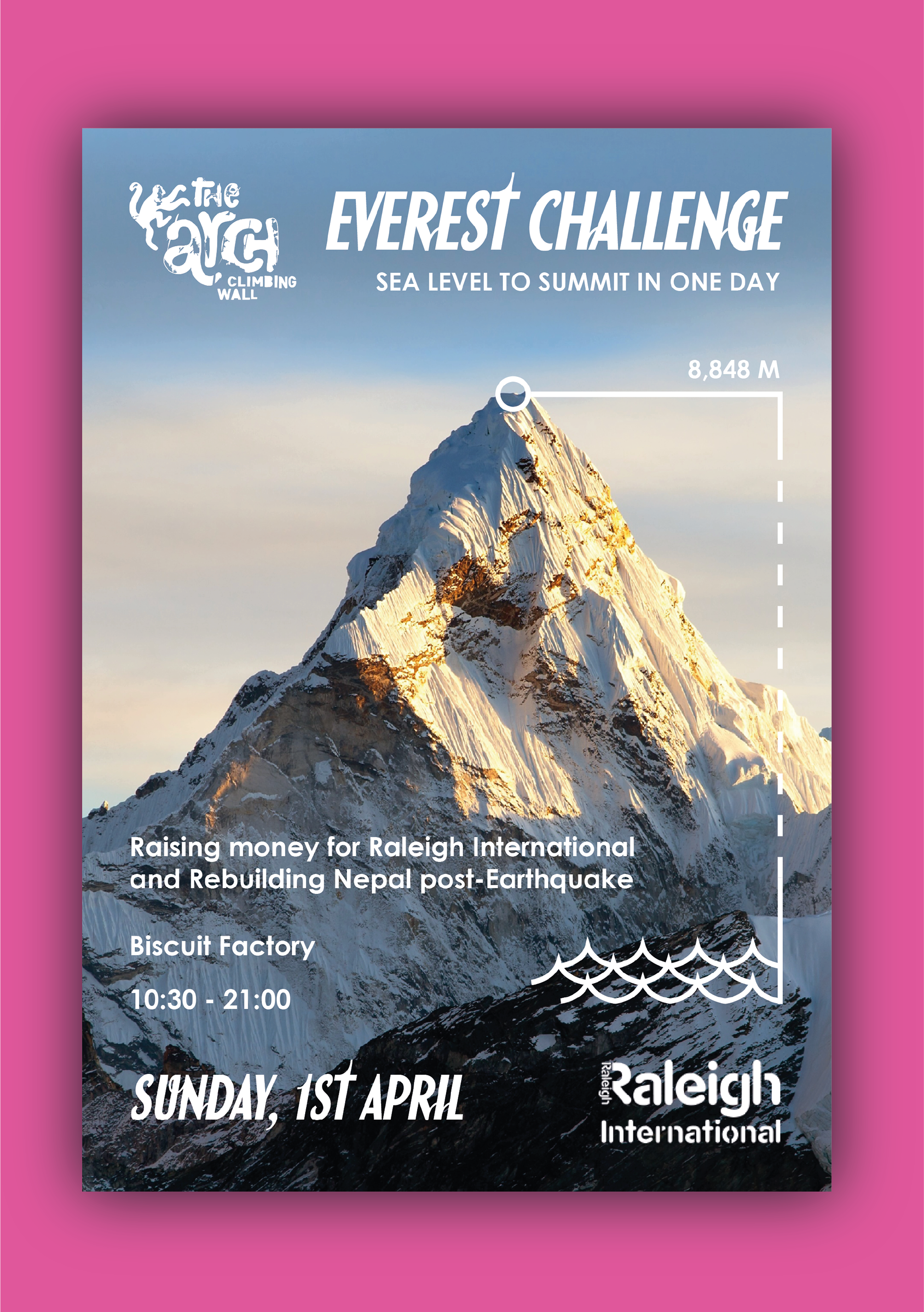 Everest Challenge poster.