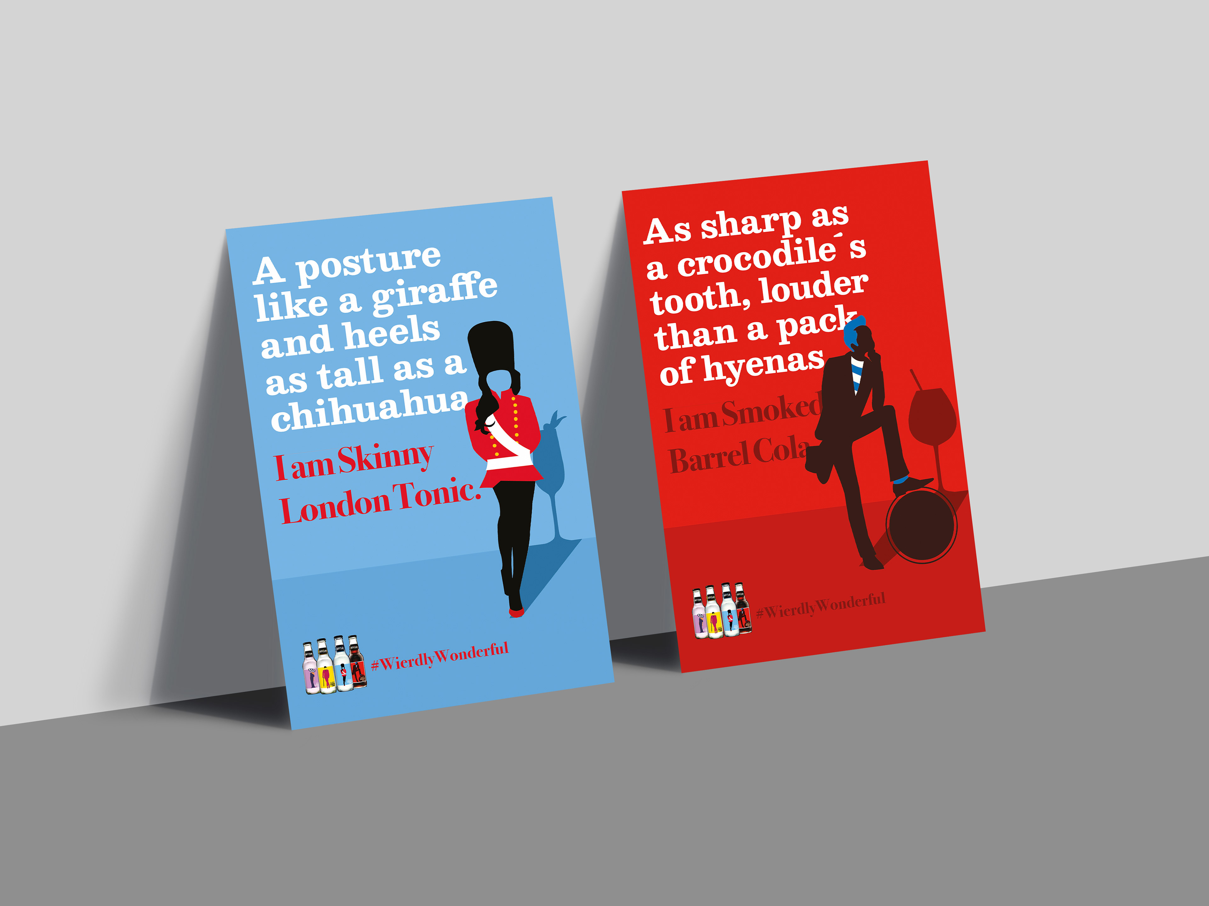 Posters to go in bars and events