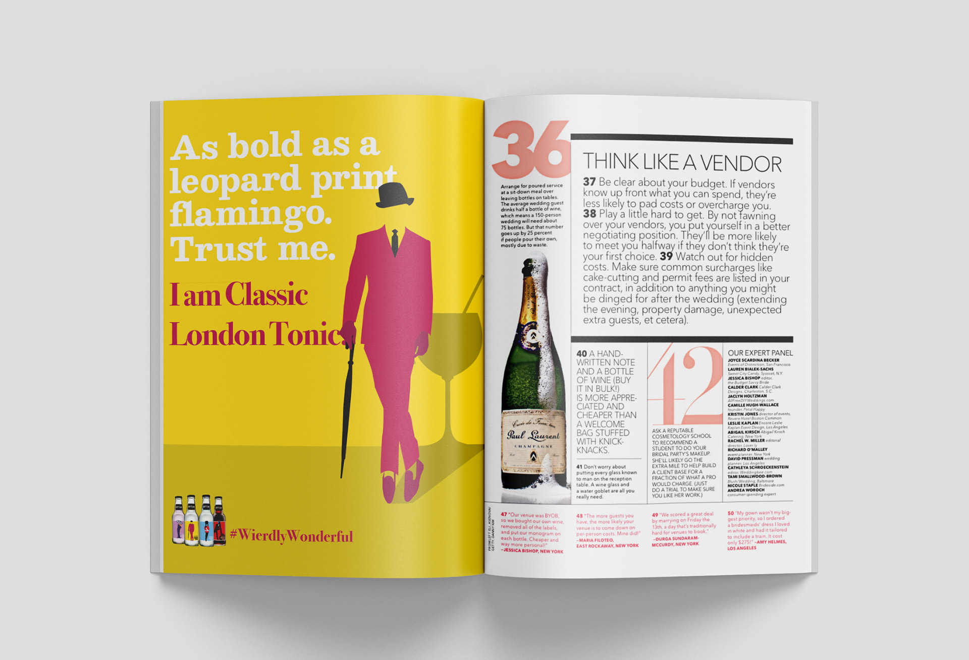 Food & Drinks magazine mockup