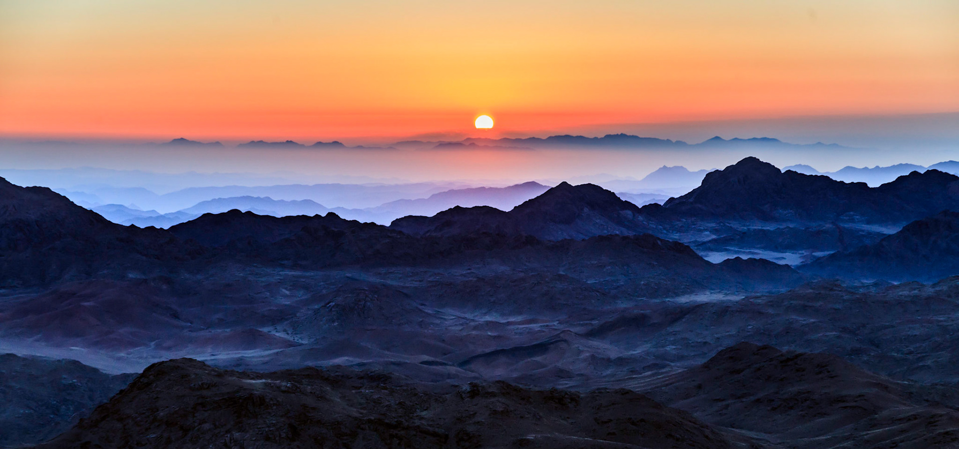 Sunrise on Mount Moses