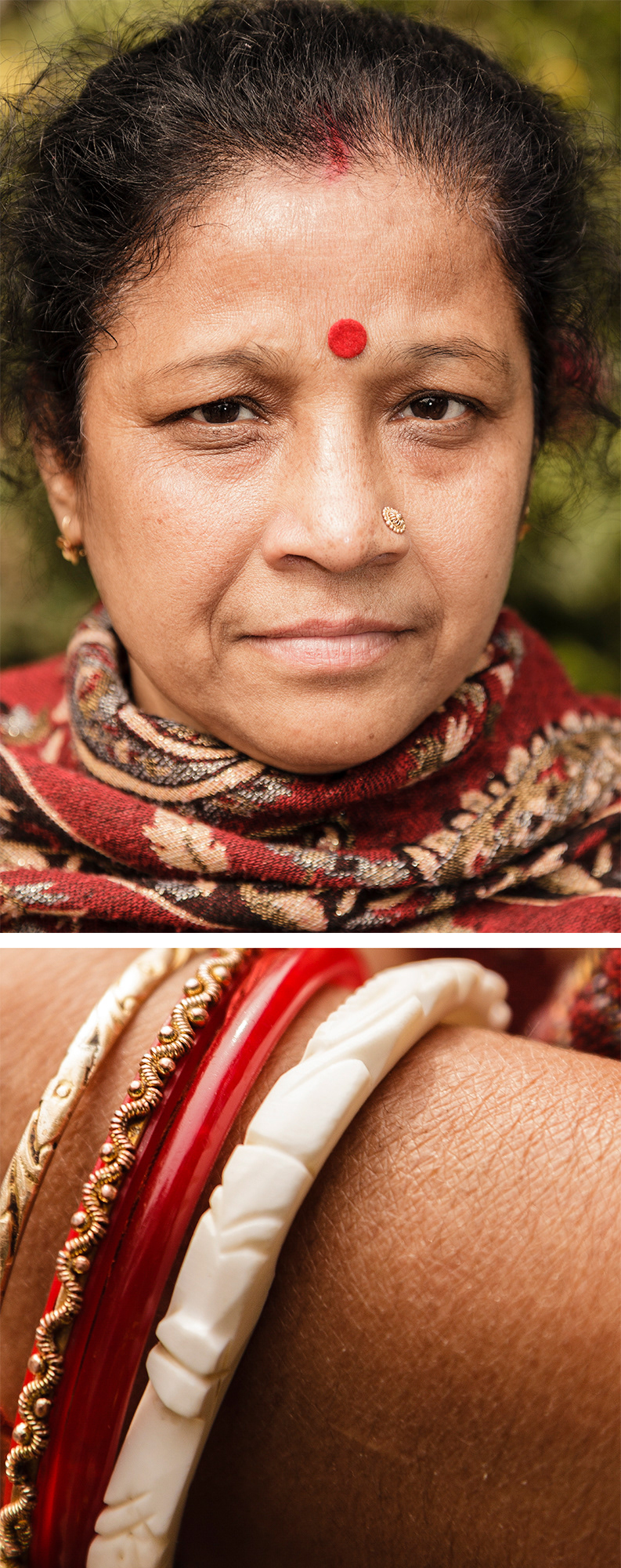 Name: Undisclosed Age: 45 "I wear this white band around my wrist every day to signify the marriage to my husband."