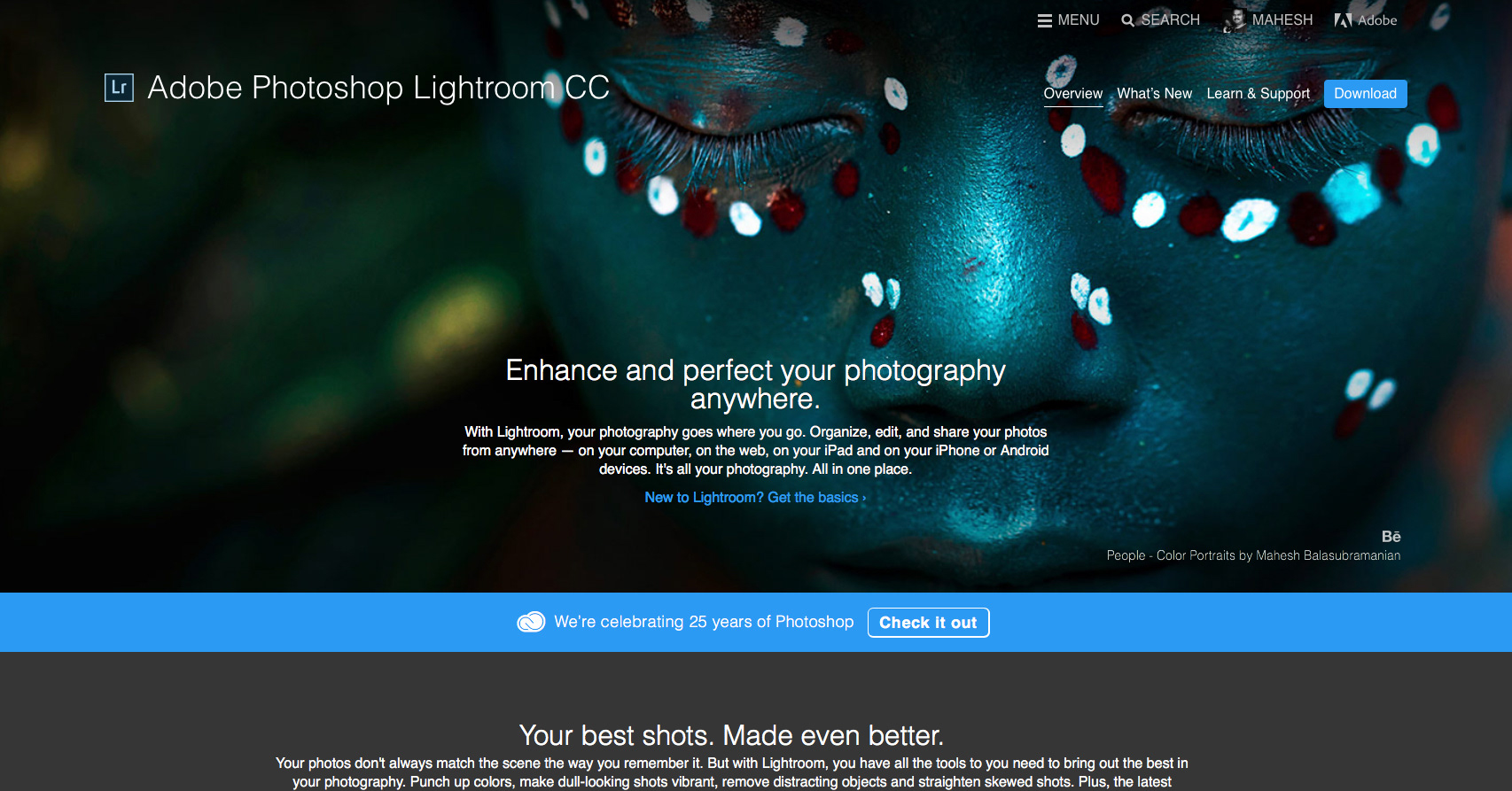 Mahesh Balasubramanian Adobe Photoshop Lightroom Cc Splash Screen 15