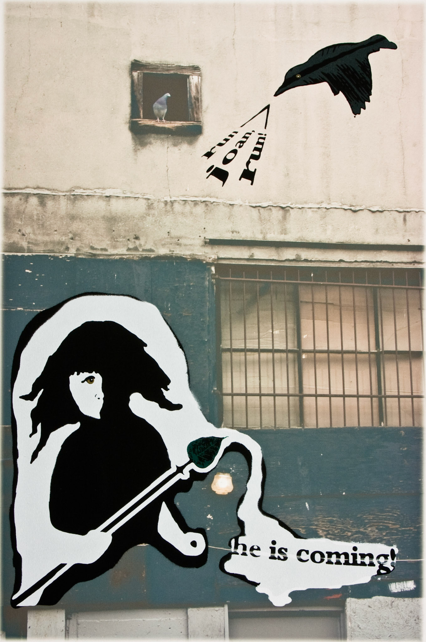 Frame 6; Screenprint on pigment print, 24 x 16 inches; © 2007