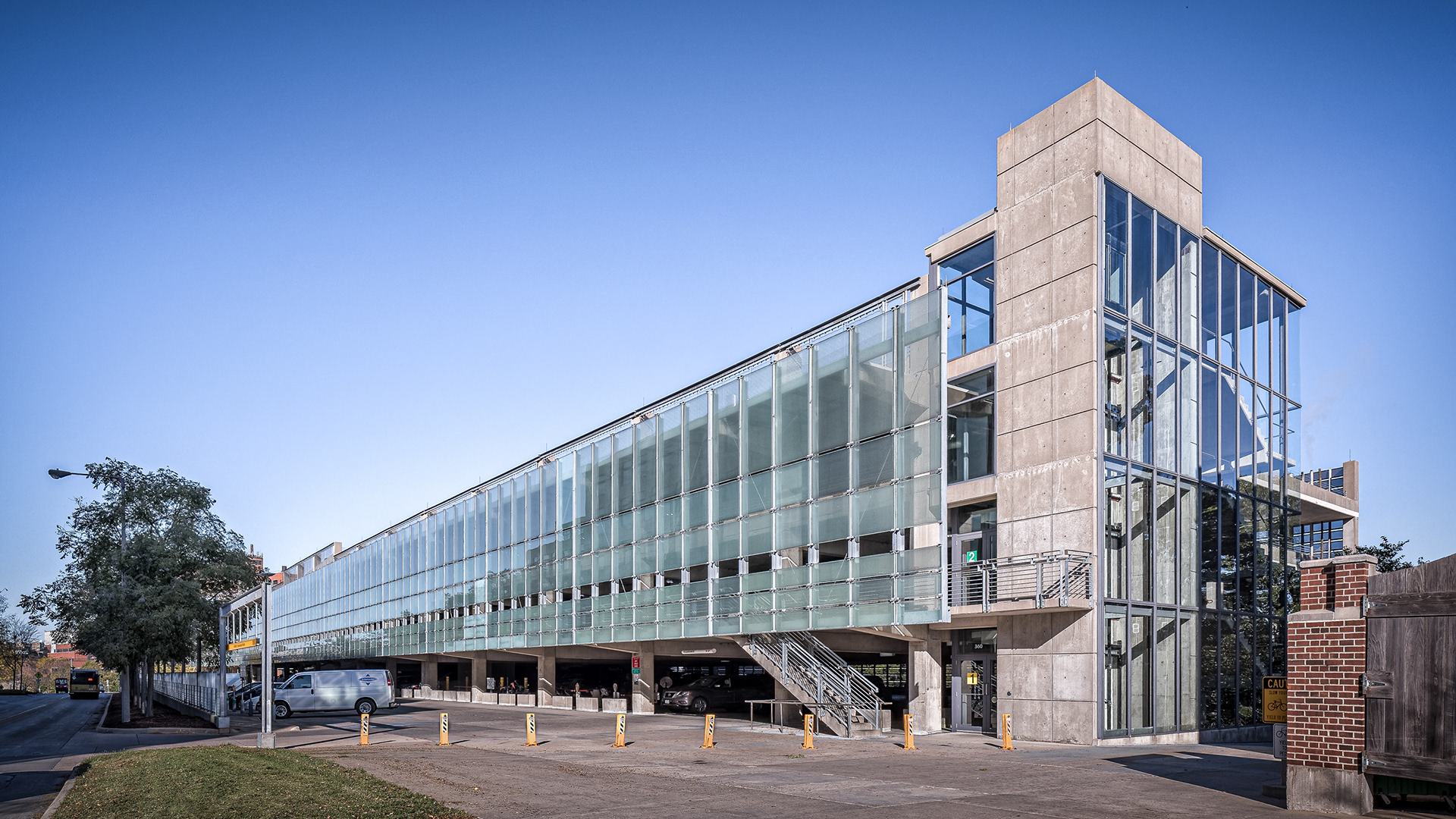 architectural photography, Newton Road Parking, University of Iowa