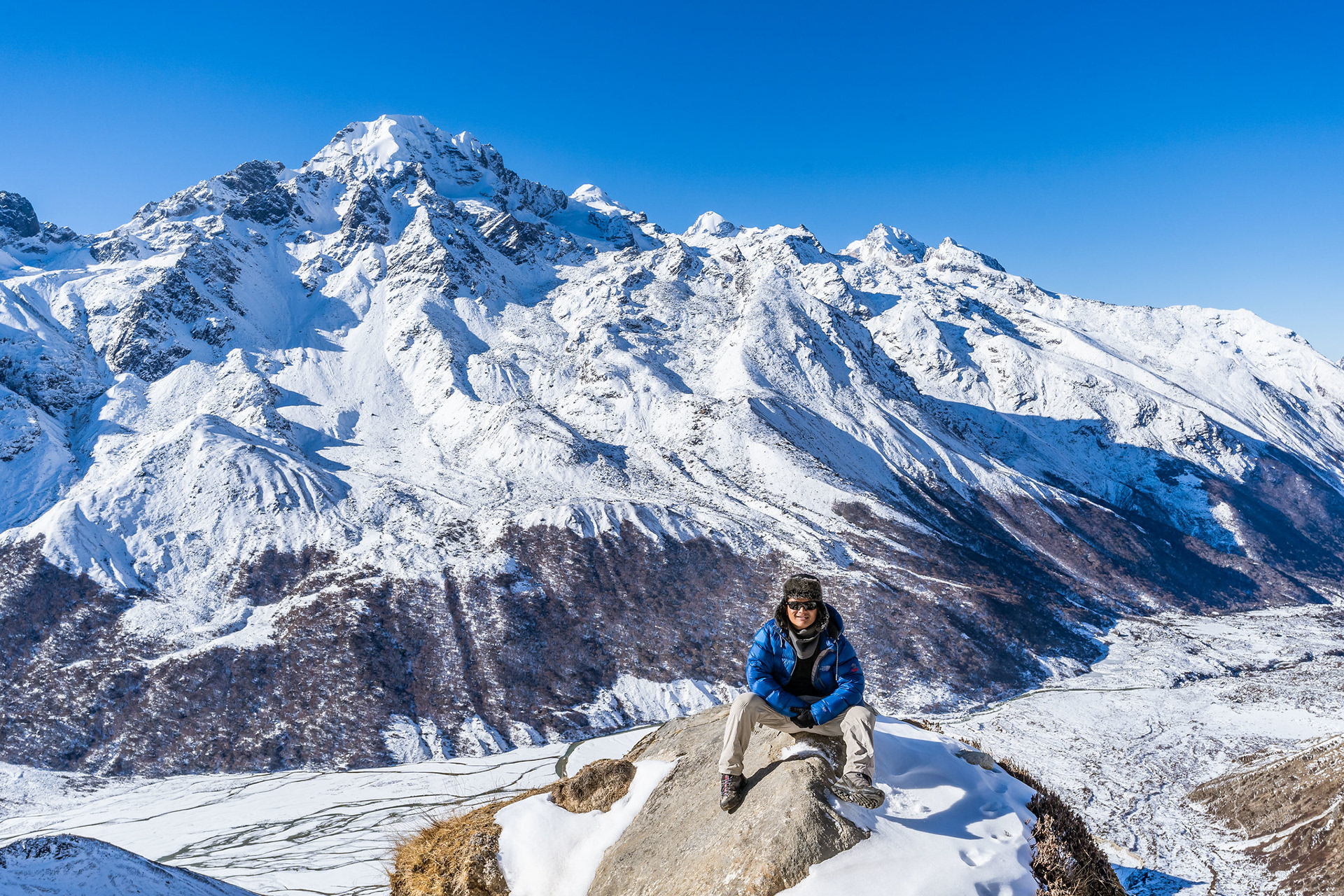 My mountain guide Karki.