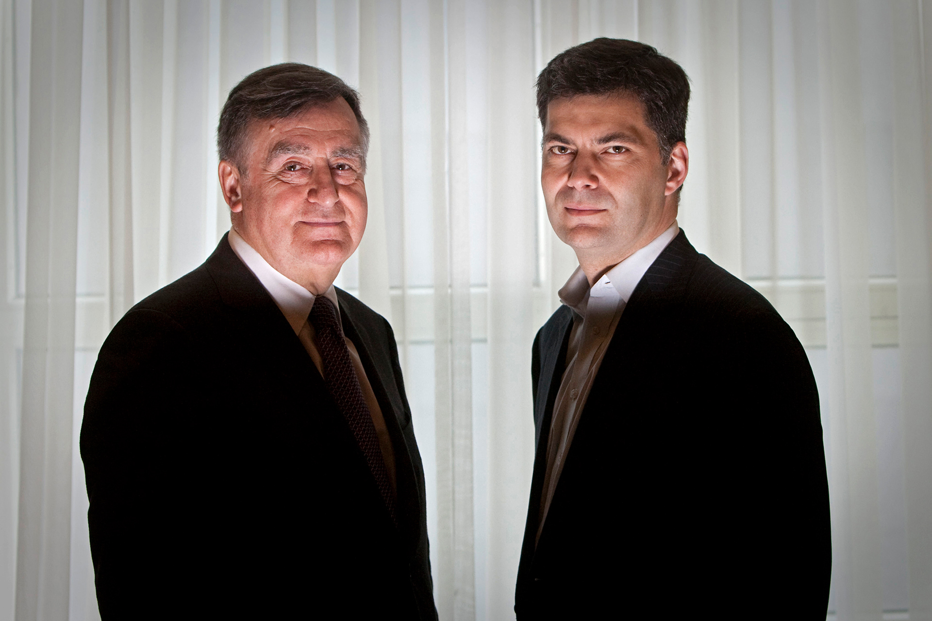 Lucien Bouchard et Mario Dumont