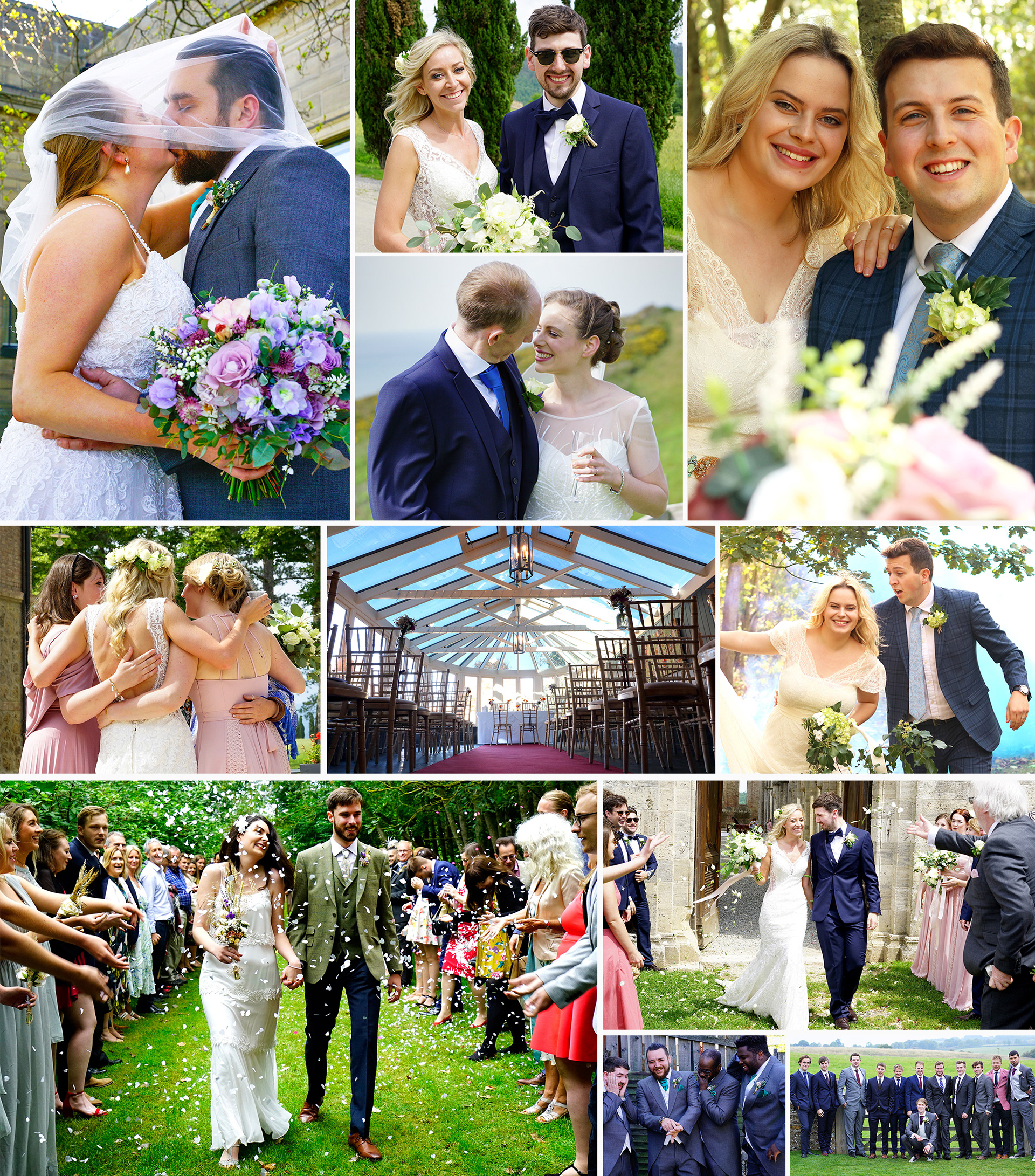 david lefebvre wedding photography collage couples celebration