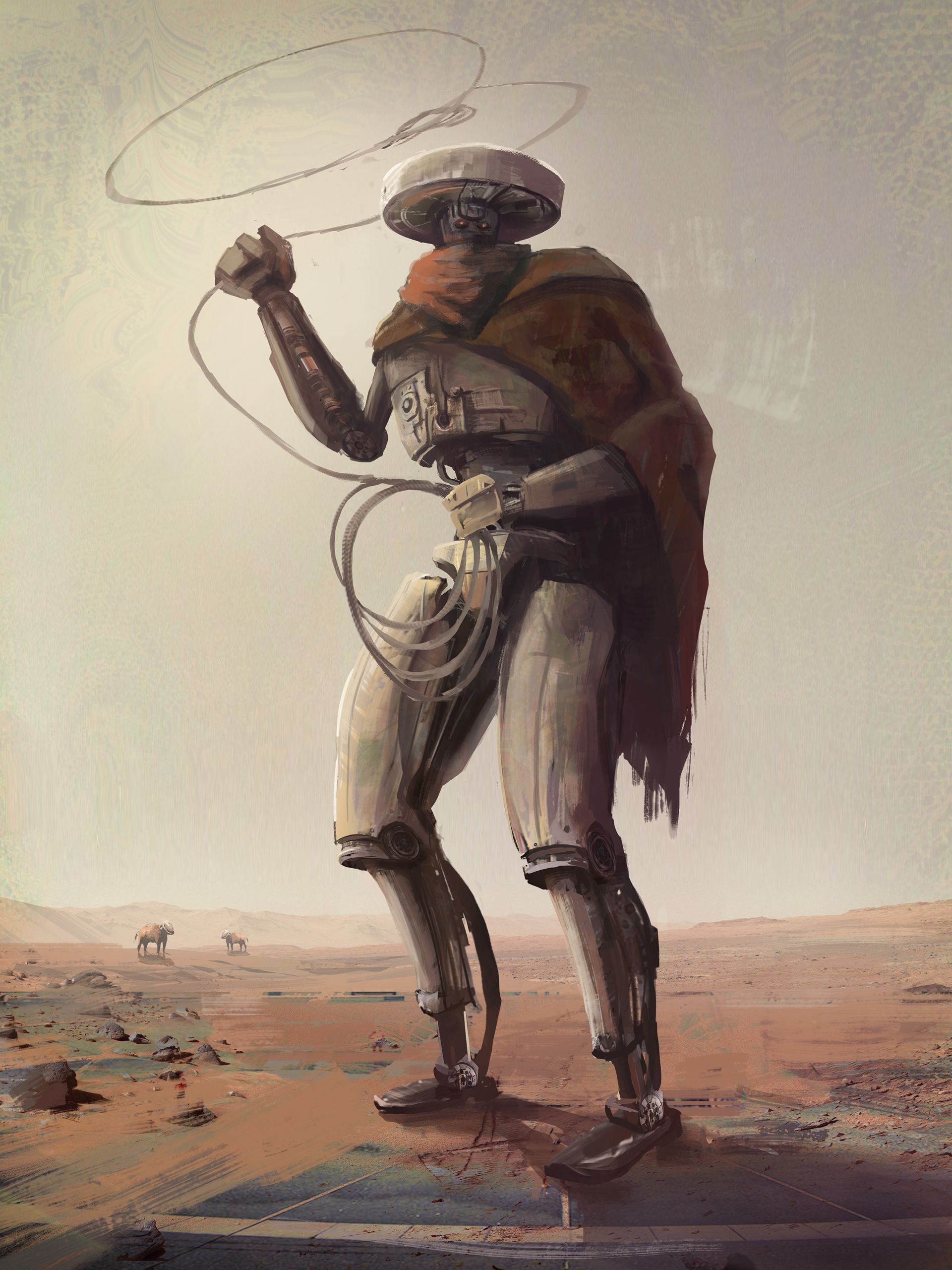 Y.E.E.B.O.T Robot Cattle Rancher Design